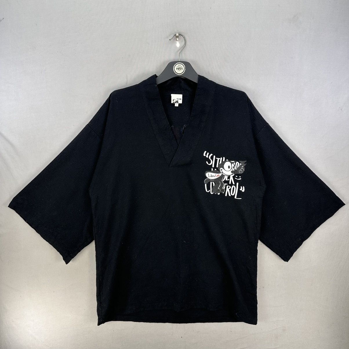 Anime Felix the Cat Cartoon Pullover Kimono Size US L / EU 52-54 / 3 - 4 Thumbnail
