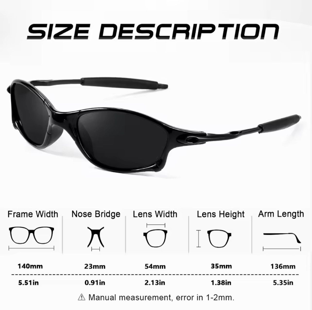 Other CRIXALIS Wraparound Black UV400 Sunglasses Men Sport Driving Size ONE SIZE - 6 Thumbnail