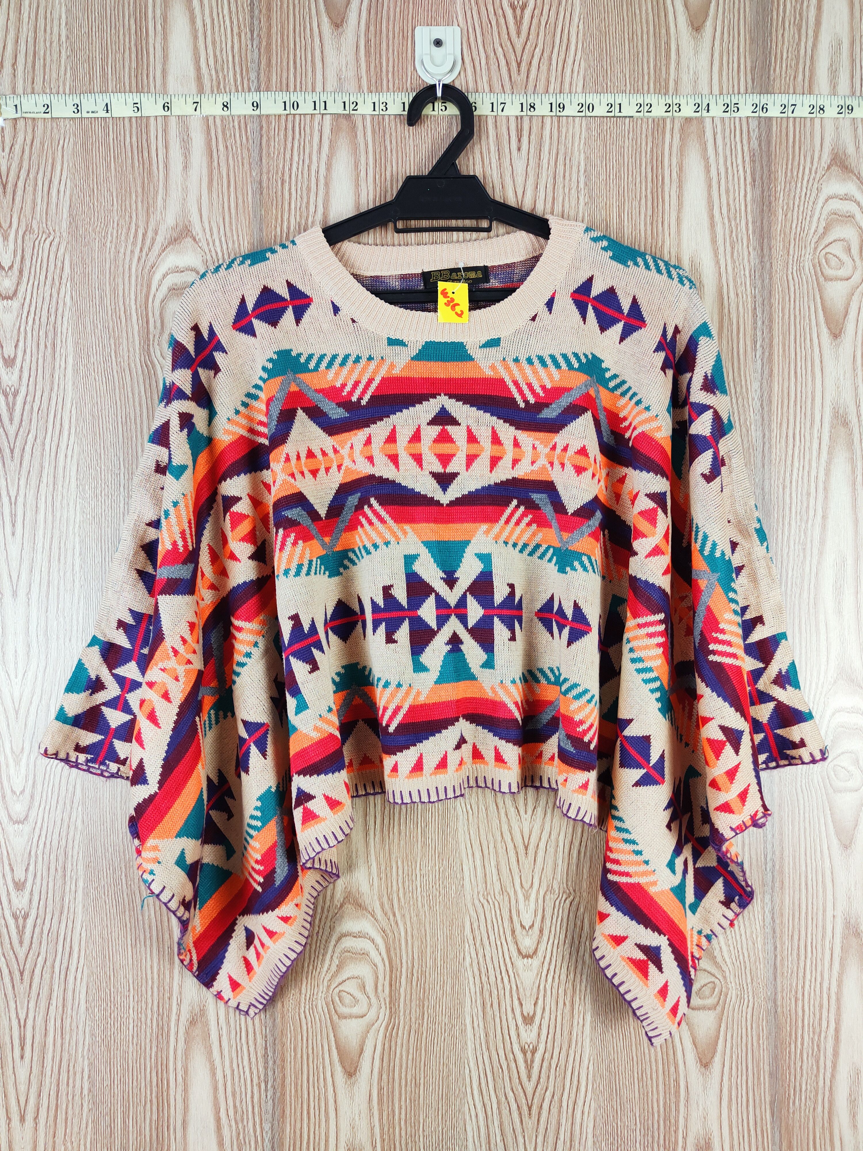 Homespun Knitwear Bbaroma Bamboo Peach Knitwear Crop Tops #W362 Size US M / EU 48-50 / 2 - 1 Thumbnail