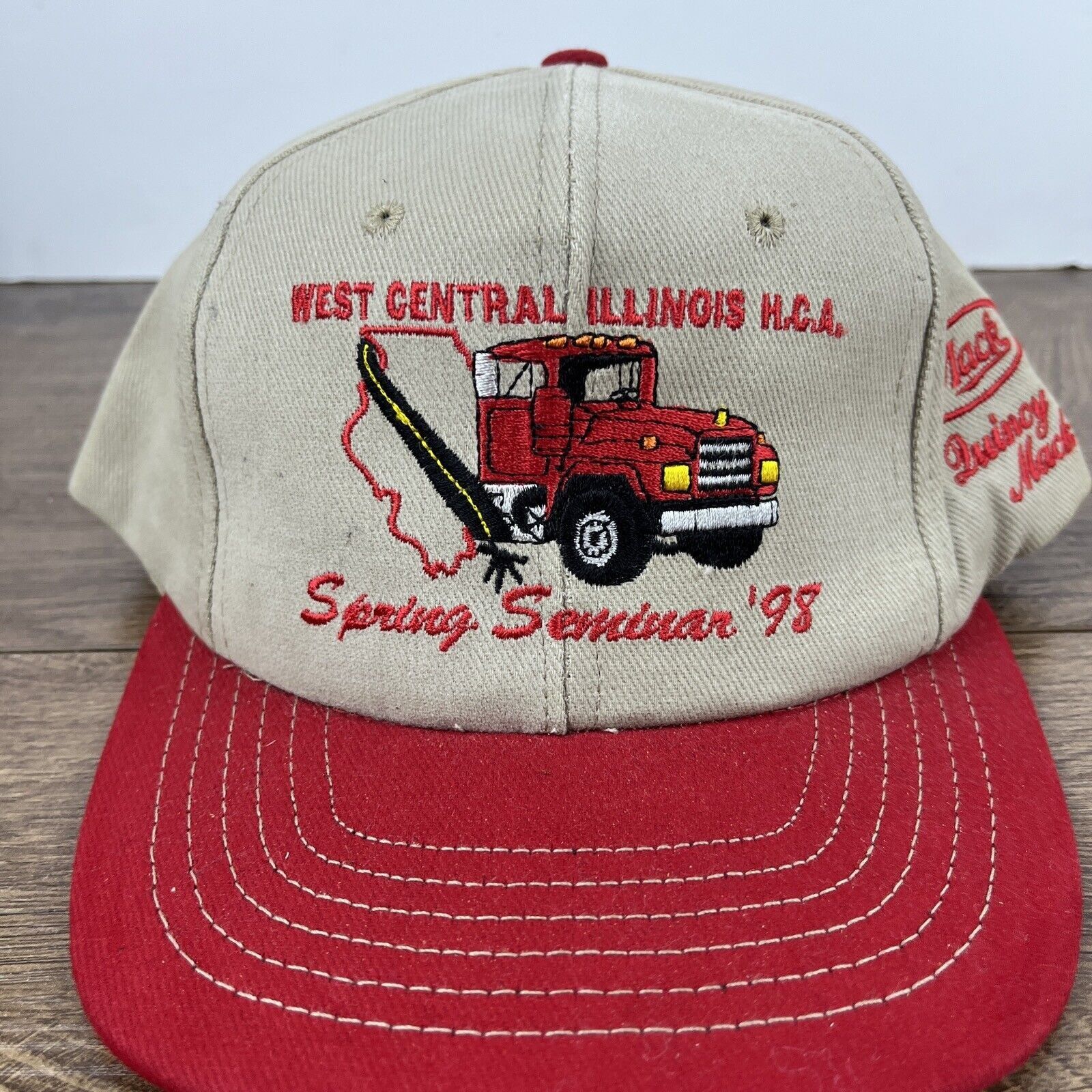 Other West Central Illinois Hat Brown Hat Adjustable Snapback Adul Size ONE SIZE - 4 Thumbnail