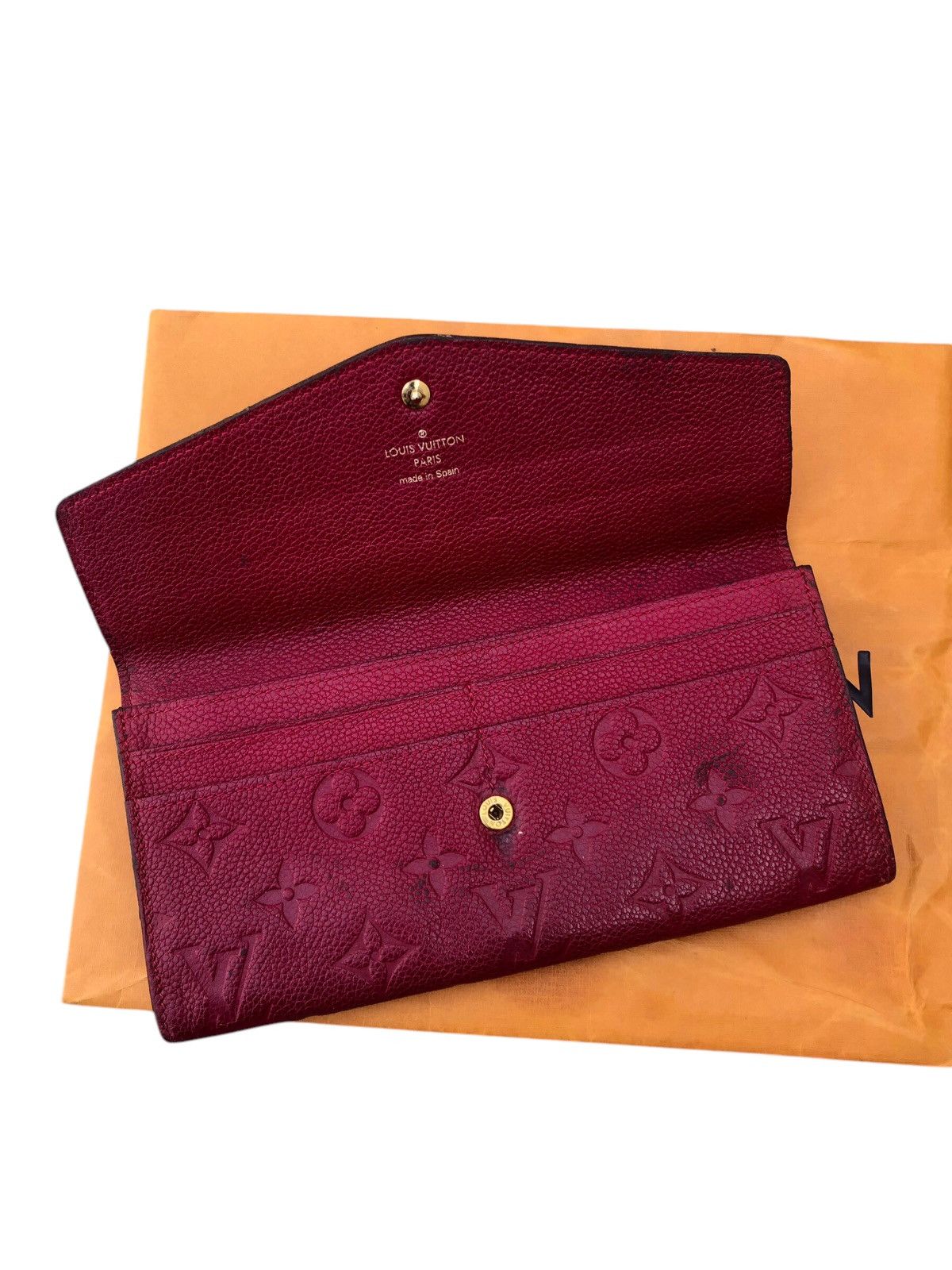 Louis Vuitton LOUIS VUITTON Aurore Monogram Empreinte Curieuse Wallet Size ONE SIZE - 5 Thumbnail