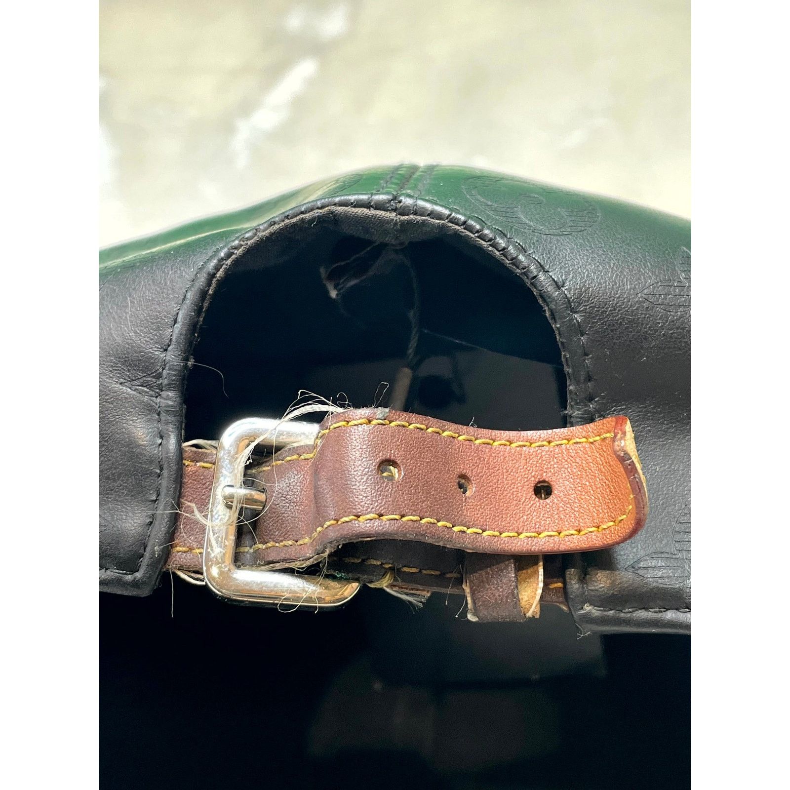 Louis Vuitton LV Monogram Leather Black Cap Size ONE SIZE - 2 Thumbnail