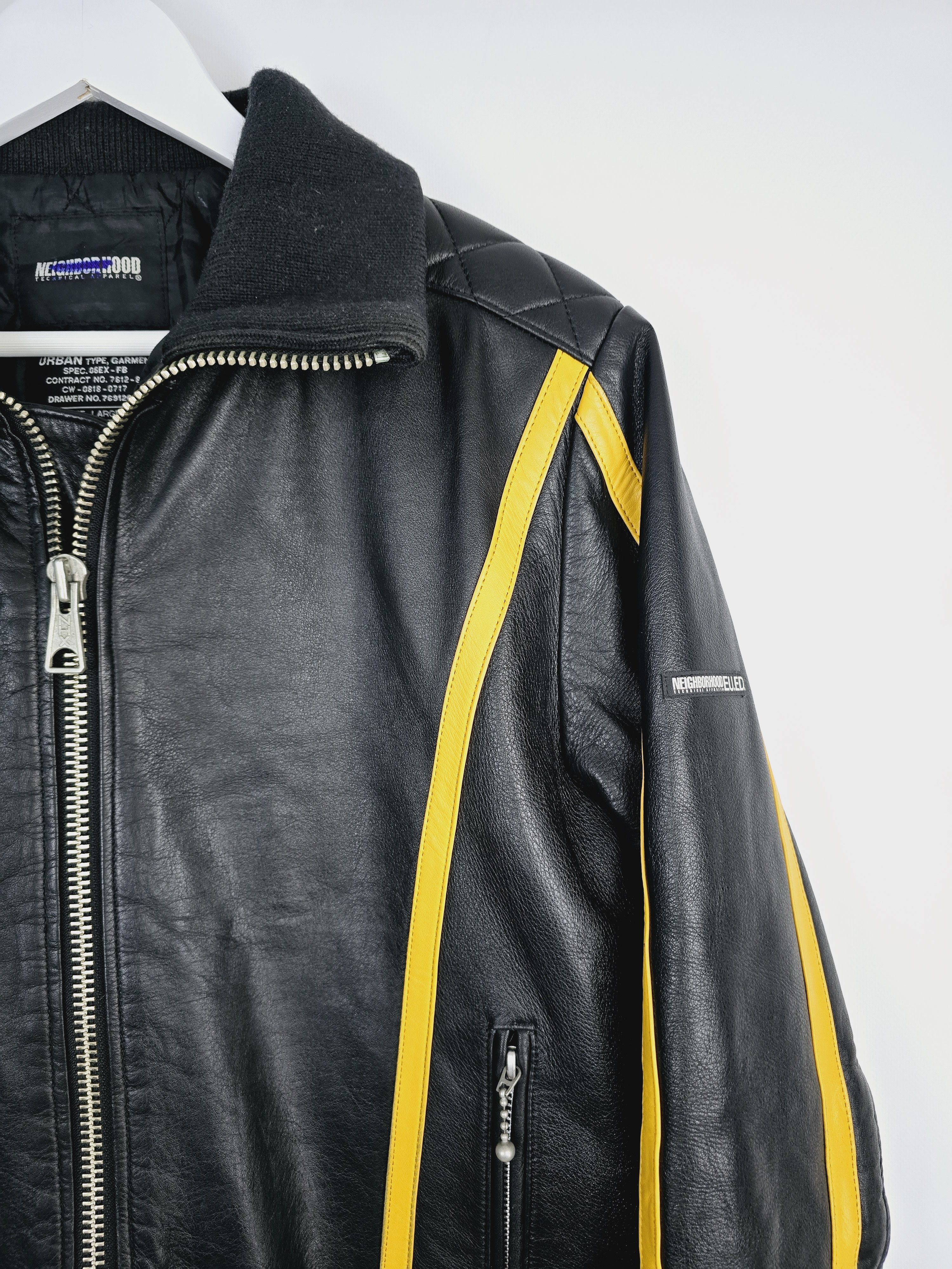Neighborhood NEIGHBORHOOD Technical Leather Jacket Size US L / EU 52-54 / 3 - 5 Thumbnail