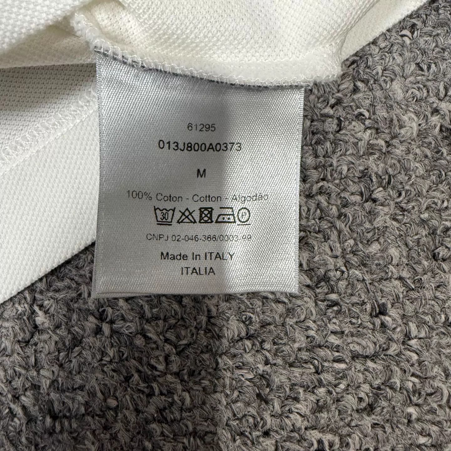 Dior Dior SS24 White Embroidered CD Short Polo M 99 New Size M / US 6-8 / IT 42-44 - 4 Thumbnail