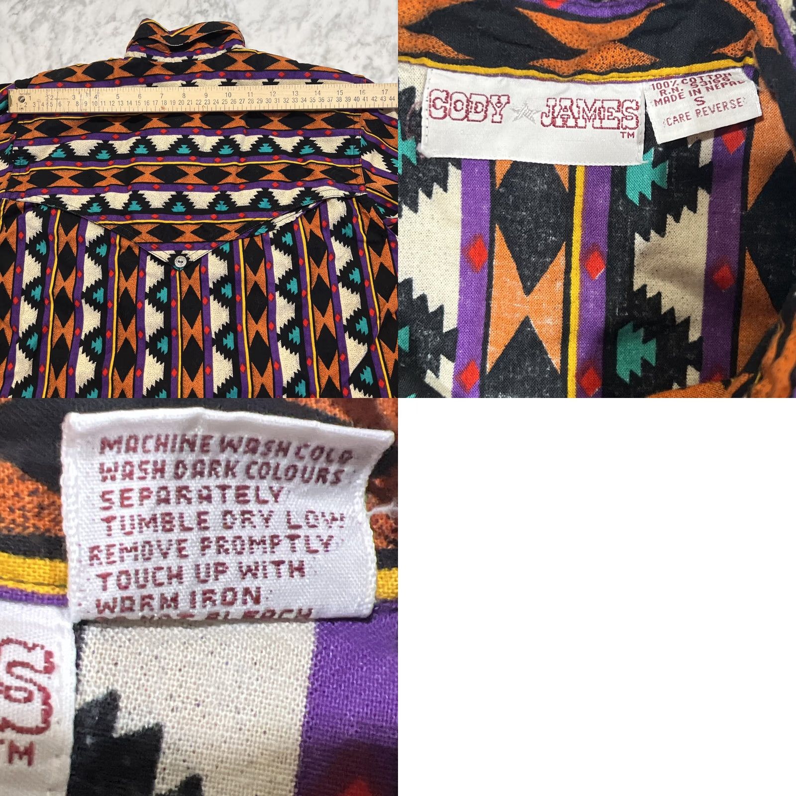 Cody James VINTAGE Cody James Shirt Women's Small Long Sleeve Southwest Country Core Button-Up Size S / US 4 / IT 40 - 8 Thumbnail