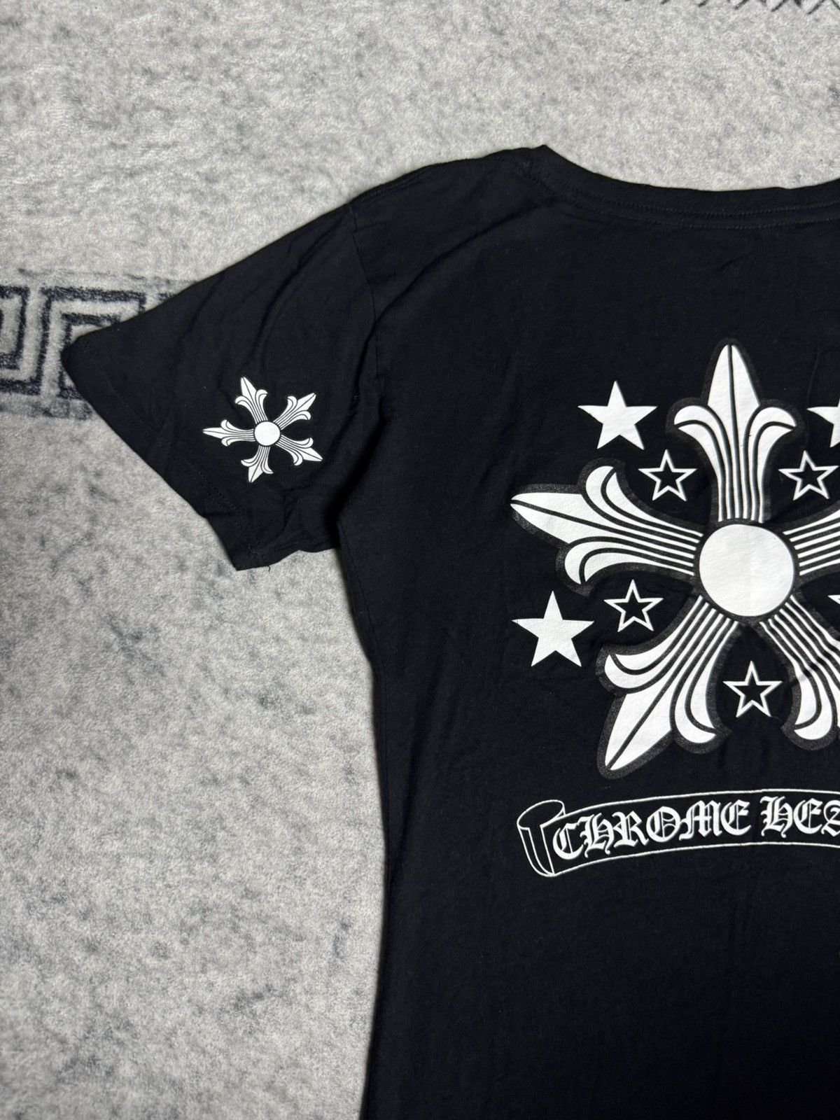 Chrome Hearts Chrome Hearts - Ninja Star Fleur V-Neck Size S / US 4 / IT 40 - 6 Thumbnail