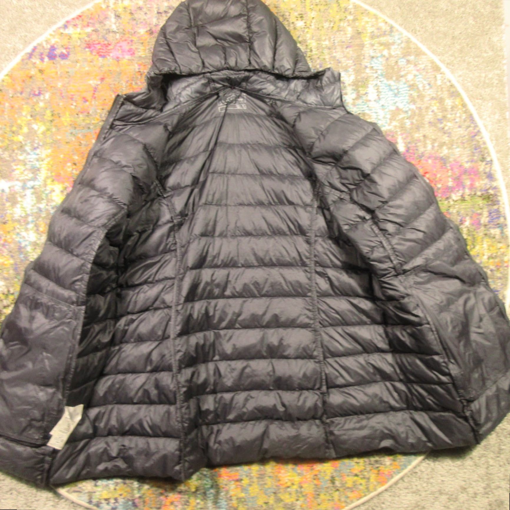 Eddie Bauer VINTAGE Eddie Bauer Down Puffer Jacket Parka Womens XL Black Hooded Lightweight EB650 Size XL / US 12-14 / IT 48-50 - 5 Thumbnail