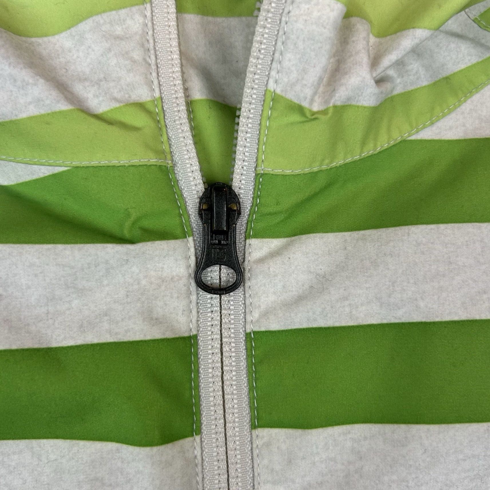 Burton Jacket Men M Striped Dry Ride Poacher Snowboard Hooded Parka Read