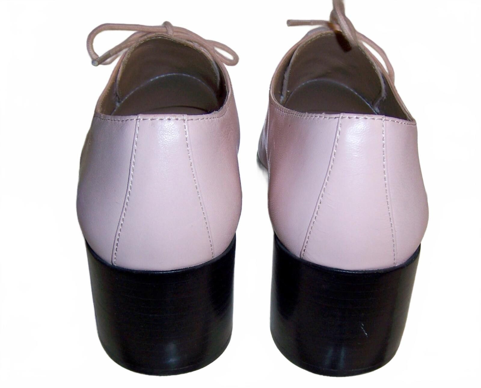 Banana Republic Banana Republic Pink Leather Heeled Oxfords w/ Cow Hide 9.5 Size US 9.5 / IT 39.5 - 5 Thumbnail