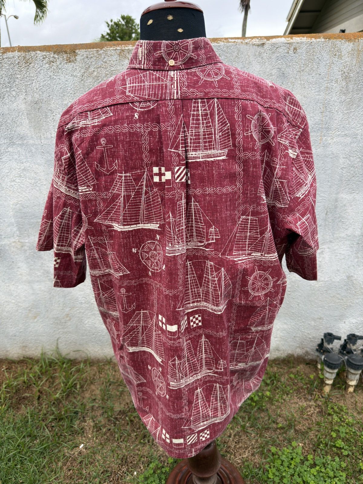 Reyn Spooner PreOwned Reyn Spooner Red Hawaiian Print Men's XXL Size US XXL / EU 58 / 5 - 2 Thumbnail