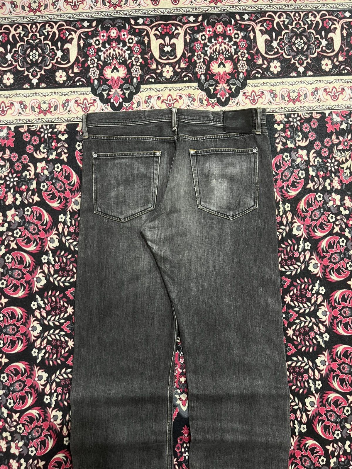 Paul Smith ⚡️Loose Fit⚡️Vintage Designer Paul Smith Black Faded Jeans Size US 34 / EU 50 - 8 Thumbnail