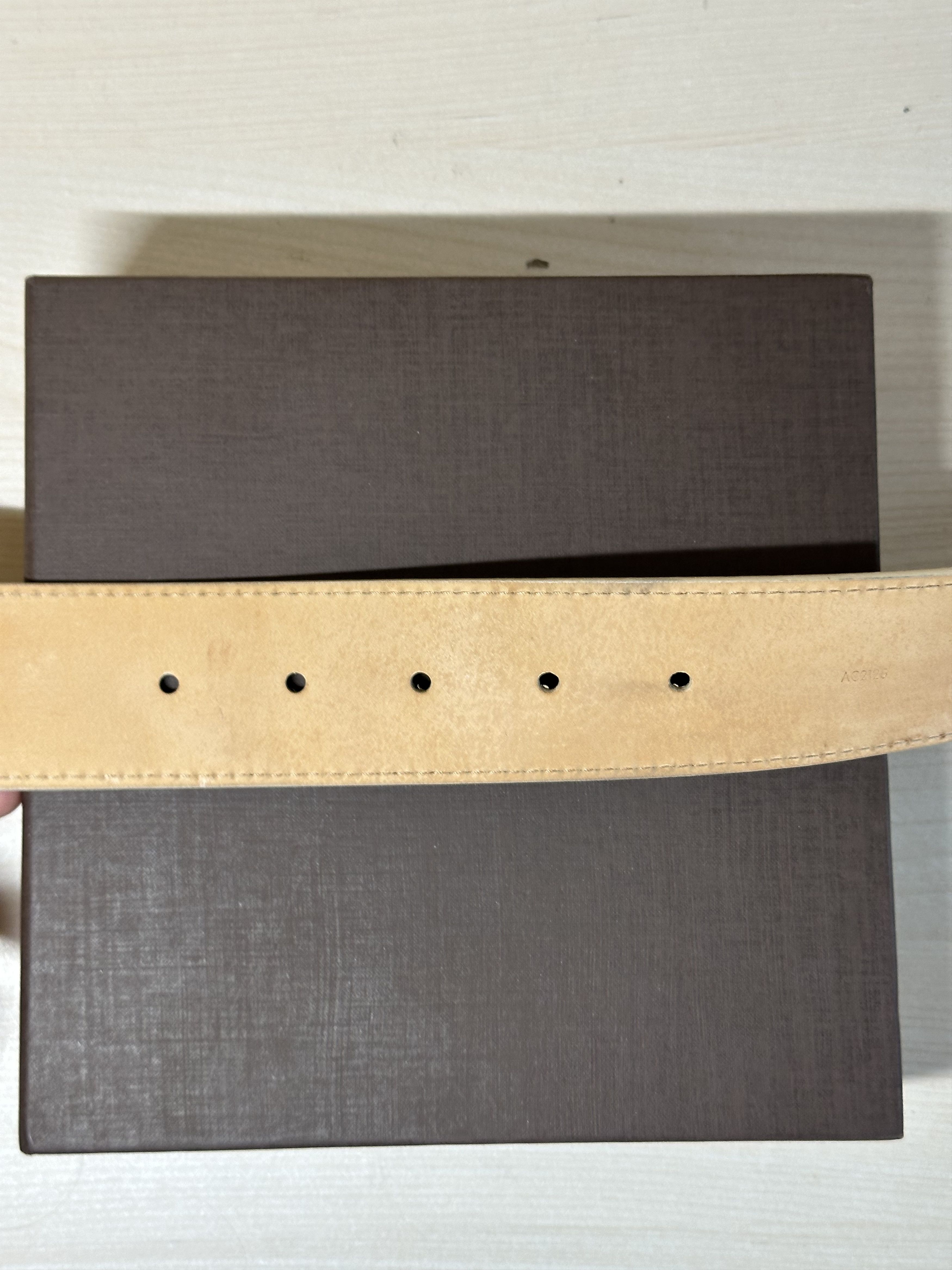 Louis Vuitton Louis Vuitton Belt White Size 28 - 8 Thumbnail