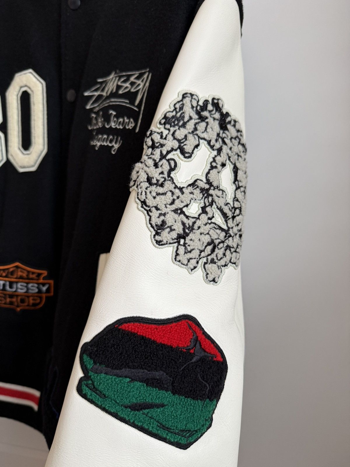 DENIM TEARS × Our Legacy × Stussy Stussy X Our Legacy X Denim Tears Varsity Large Size US L / EU 52-54 / 3 - 7 Thumbnail