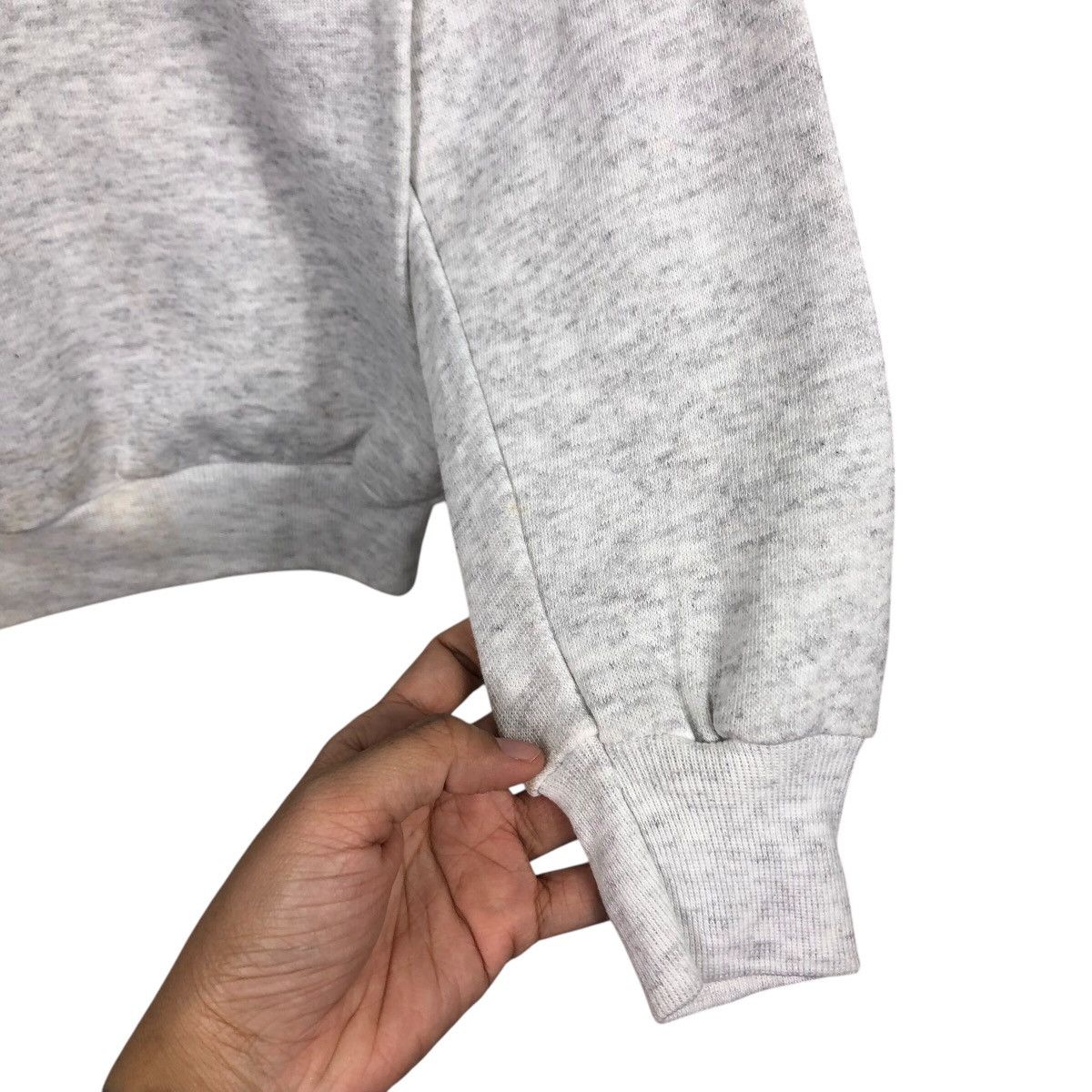Vintage BEAR USA Archival Grey Crewneck Logo Hit True 90s Athletic Size US M / EU 48-50 / 2 - 12 Thumbnail