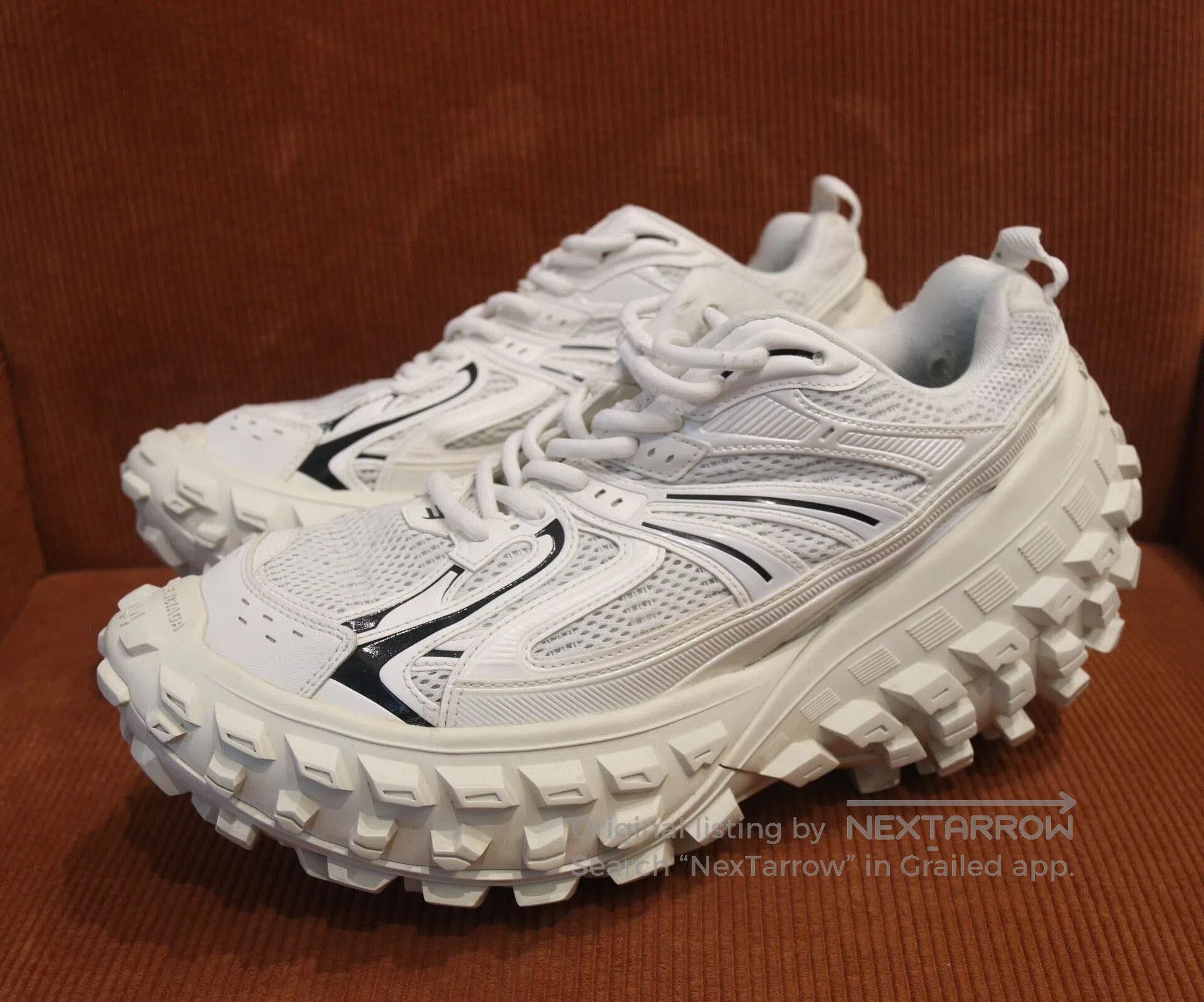 Balenciaga Balenciaga White Tire Shoes Size 44. Size US 10 / EU 43 - 1 Thumbnail