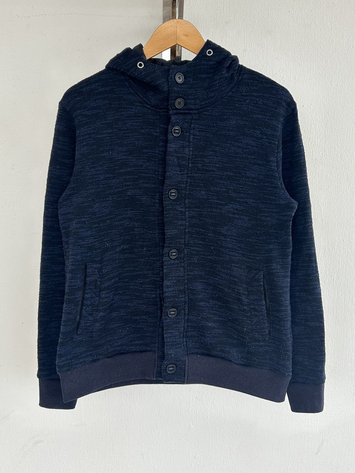 semanticdesign Semanticdesign Japan Vintage Jacket Hoodie Navy Blue Size US L / EU 52-54 / 3 - 1 Thumbnail