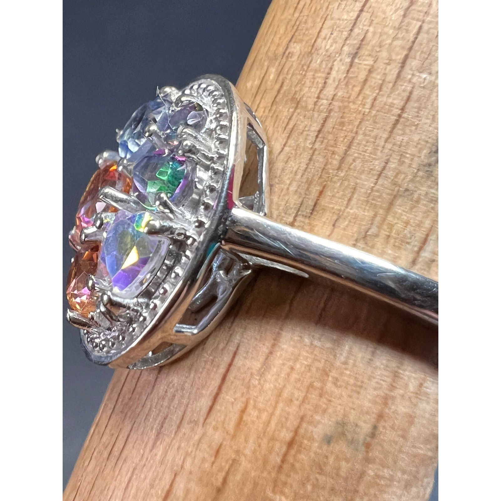 Other NEW cosmic mystic topaz ring in sterling silver size 8 Size ONE SIZE - 10 Thumbnail