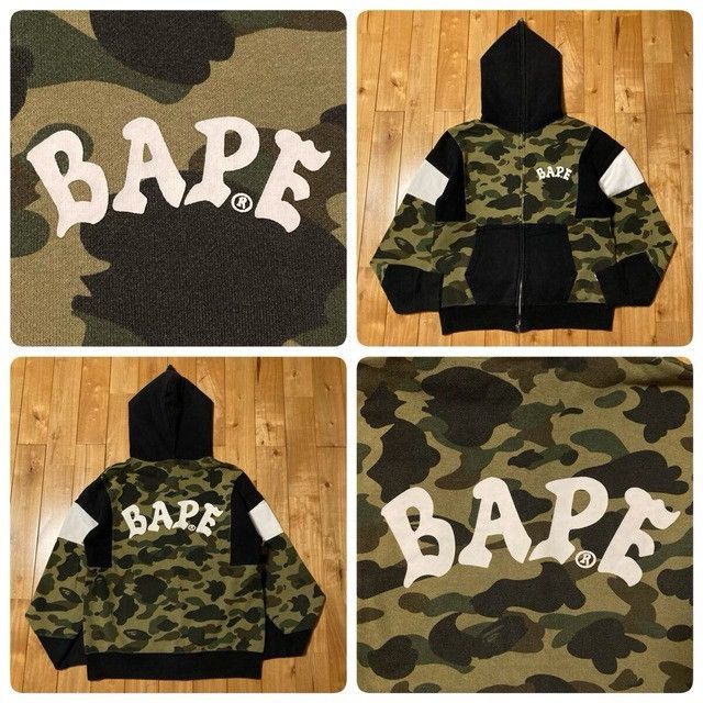 Bape BAPE CAMO Crazy full zip hoodie black a bathing ape Size US M / EU 48-50 / 2 - 1 Thumbnail