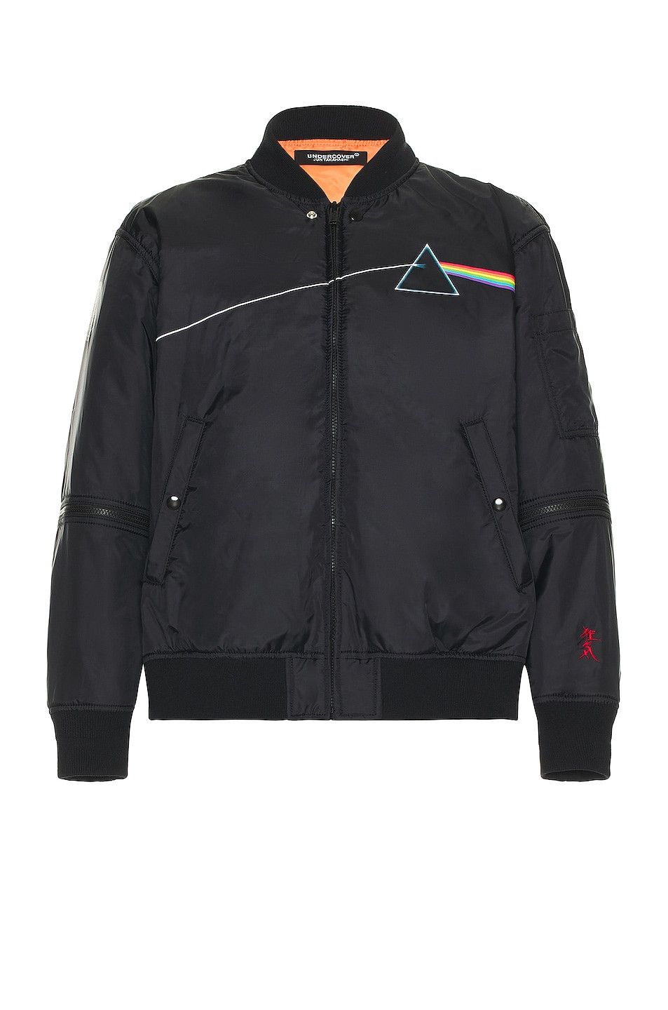 Undercover o1mle0426 Floyd Prism Bomber Jacket in Black Size US M / EU 48-50 / 2 - 1 Thumbnail