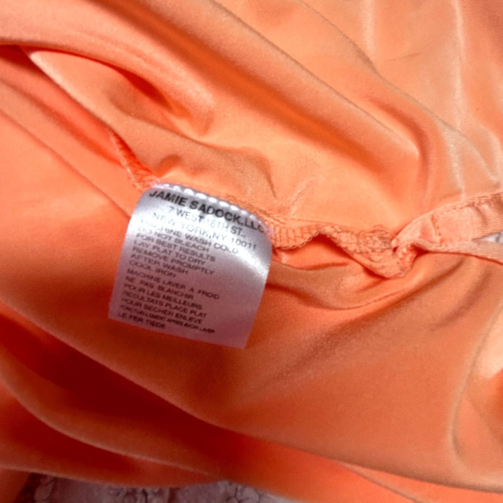 Vintage Jamie Sadock Women's 1/4 Zip Golf Shirt Pullover Long Sleeve Peach Size Medium Size M / US 6-8 / IT 42-44 - 5 Thumbnail