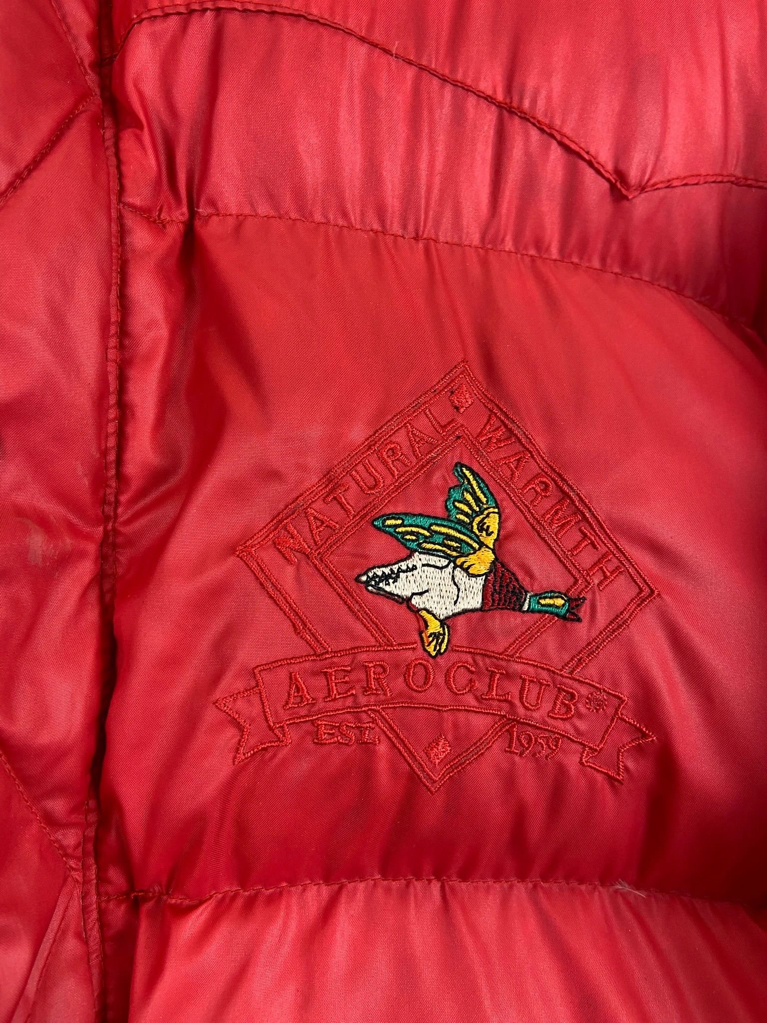 Vintage Vintage Red Puffer Jacket – Oversized Look, Size M Size US M / EU 48-50 / 2 - 2 Thumbnail