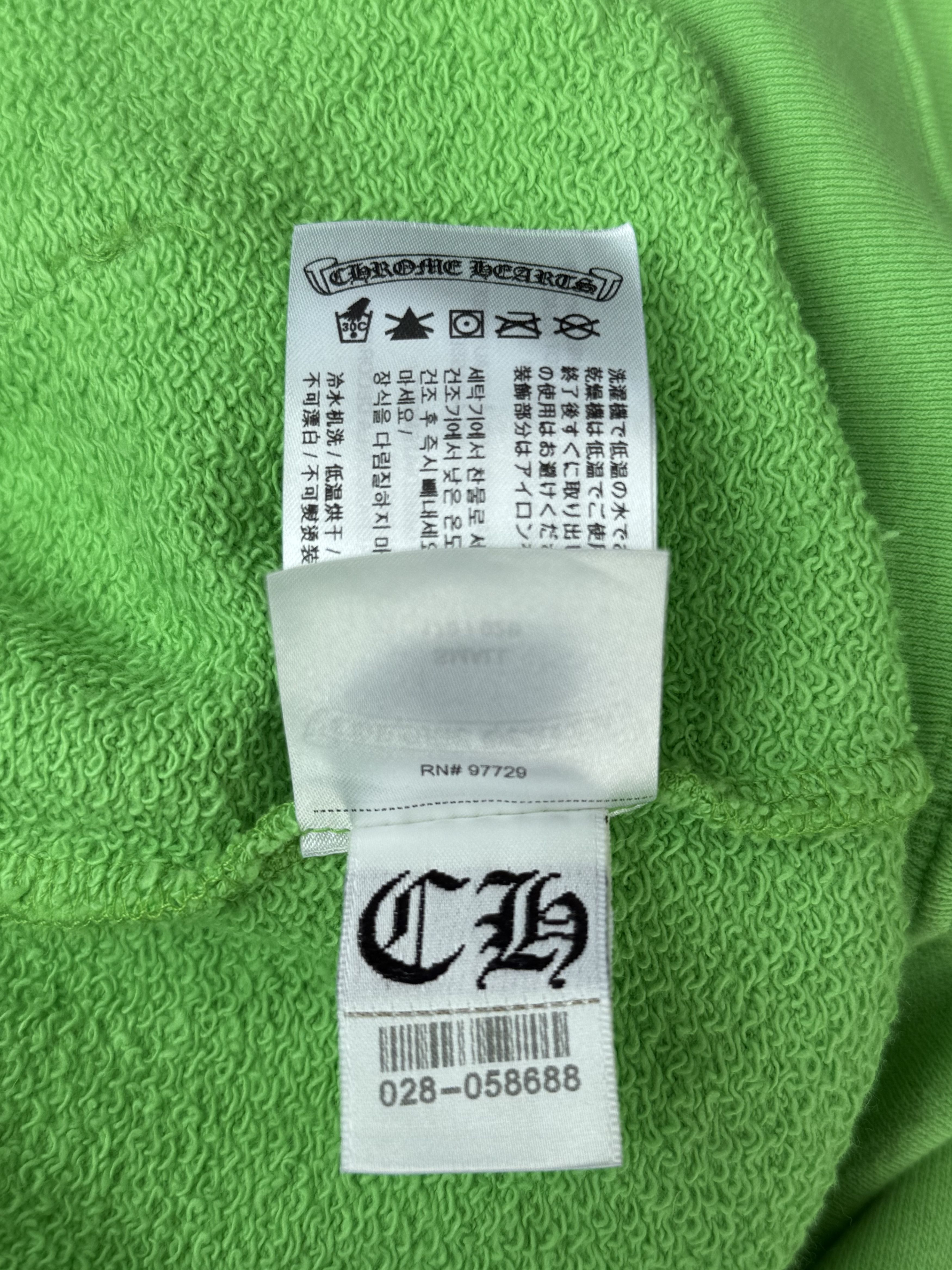 Chrome Hearts Chrome Hearts Green Sex Records Logo Hoodie Size US S / EU 44-46 / 1 - 6 Thumbnail