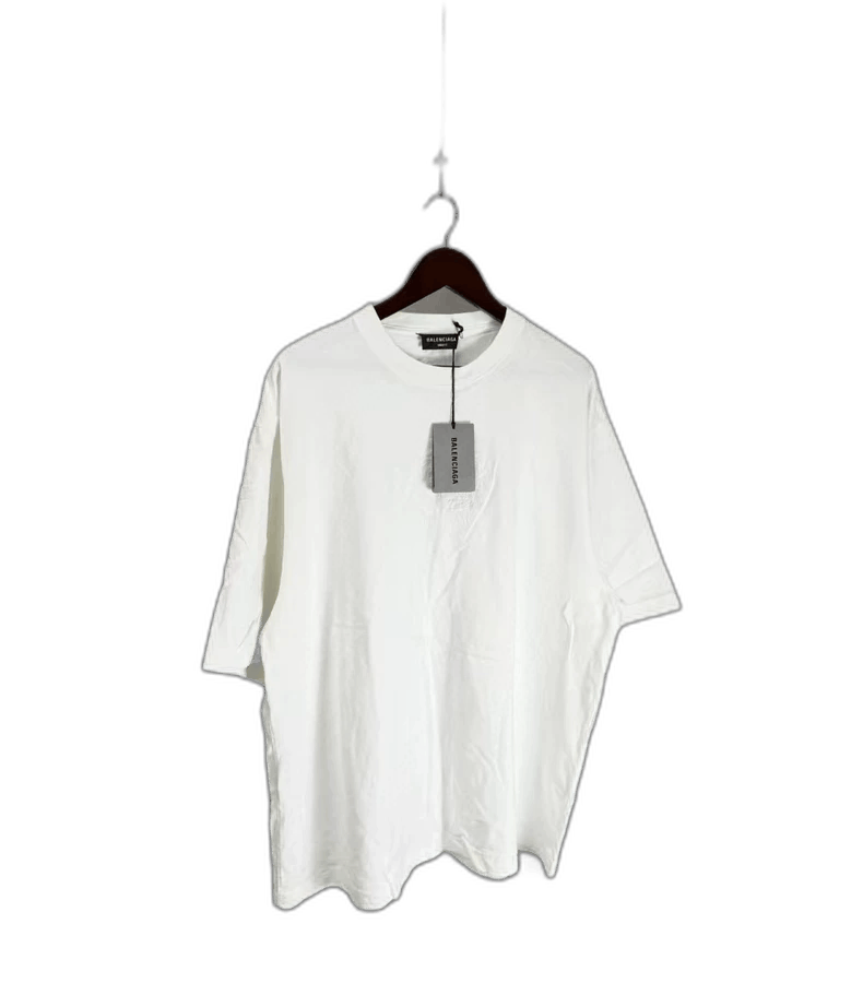 Balenciaga Balenciaga White Glow Double B Short Sleeve Tee-yf Size US M / EU 48-50 / 2 - 1 Thumbnail