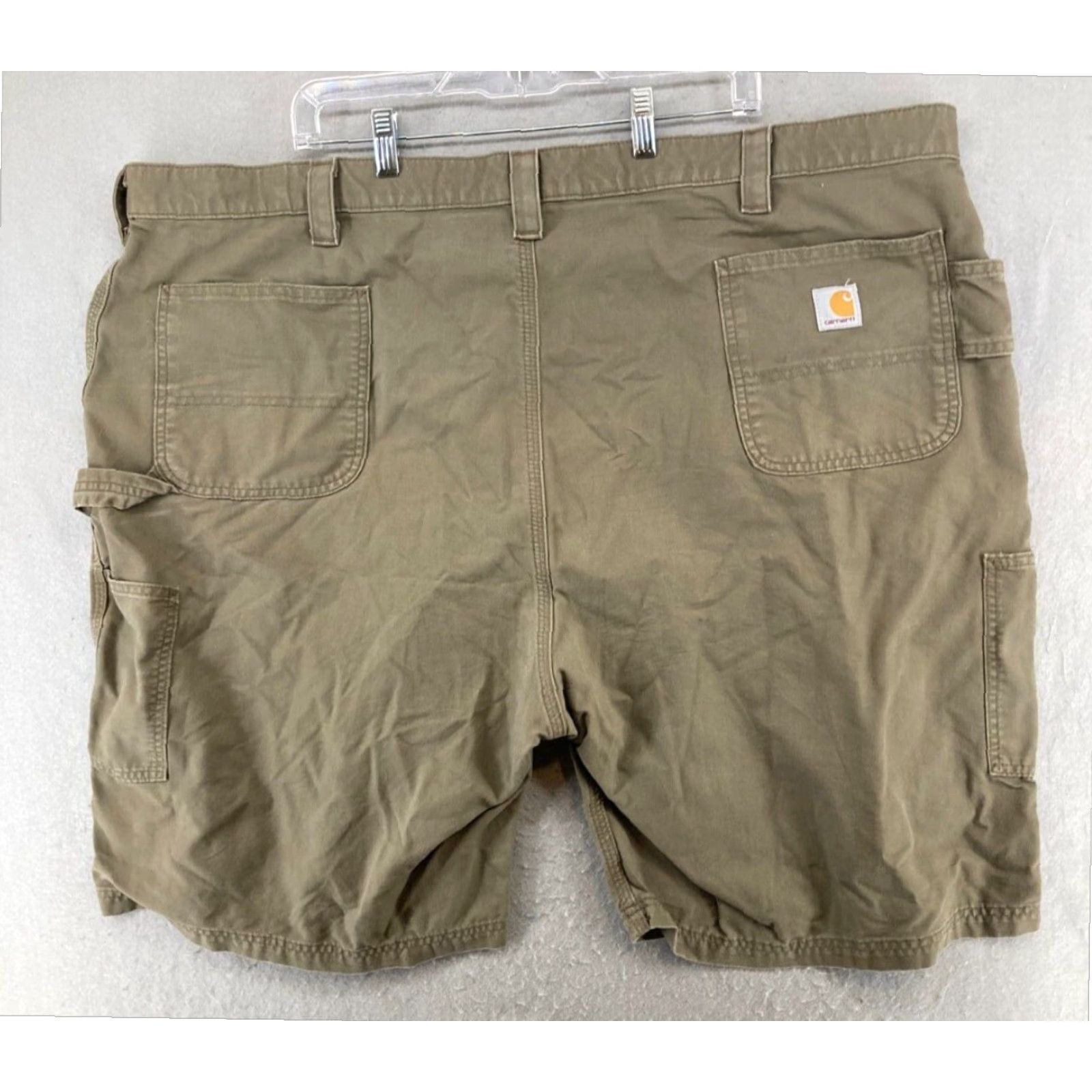 Carhartt Carhartt Mens Original Fit Work Shorts Brown Size US 34 / EU 50 - 6 Thumbnail