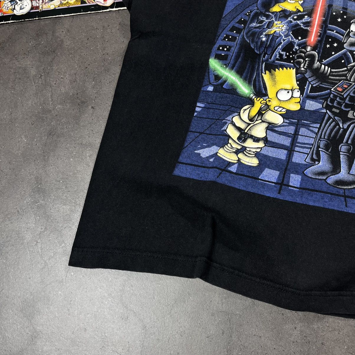 Cartoon Network Vintage 90s The Simpsons Strike Back Star Wars Tee Tshirt Size US S / EU 44-46 / 1 - 6 Thumbnail