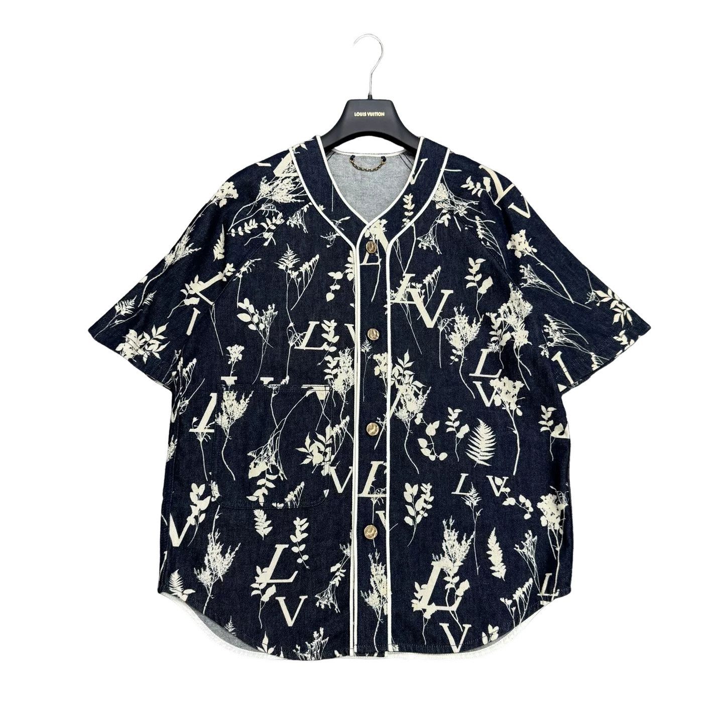 Louis Vuitton Louis Vuitton Floral Logo Button Up Shirt Size S Size US S / EU 44-46 / 1 - 1 Thumbnail
