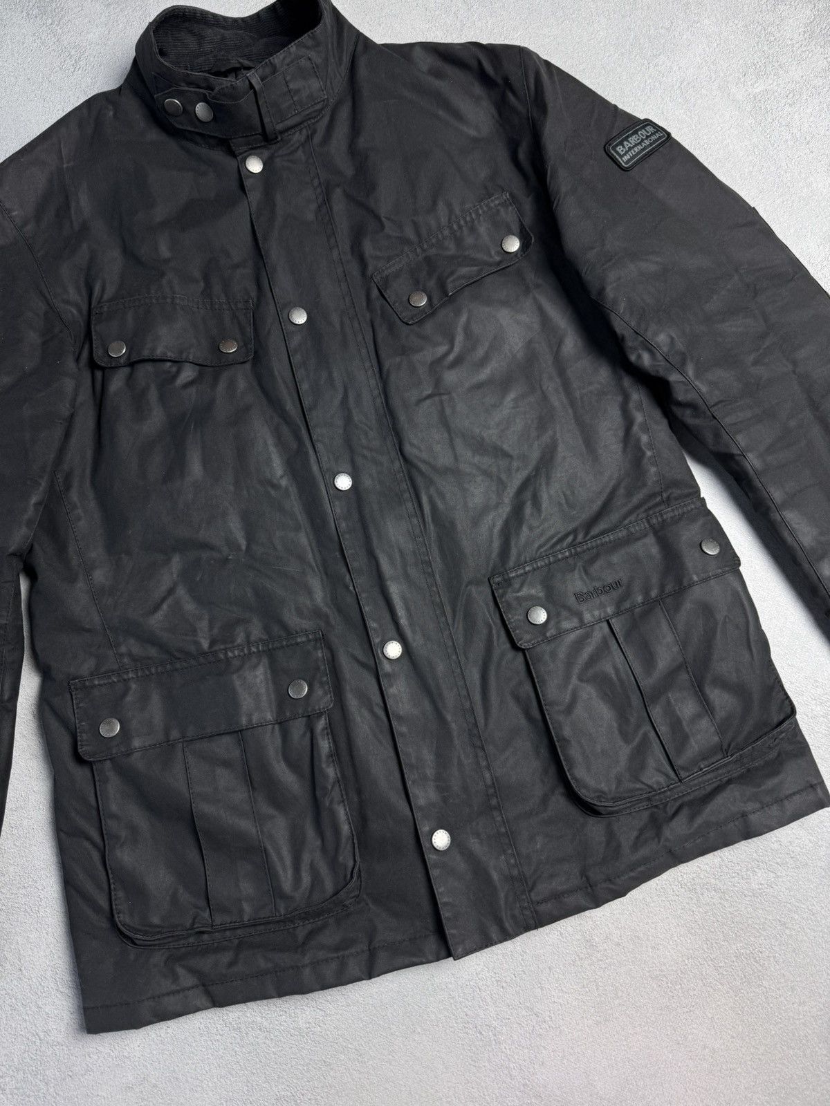 Barbour Barbour International Duke Motorcycle Wax Cotton Jacket Size US L / EU 52-54 / 3 - 4 Thumbnail