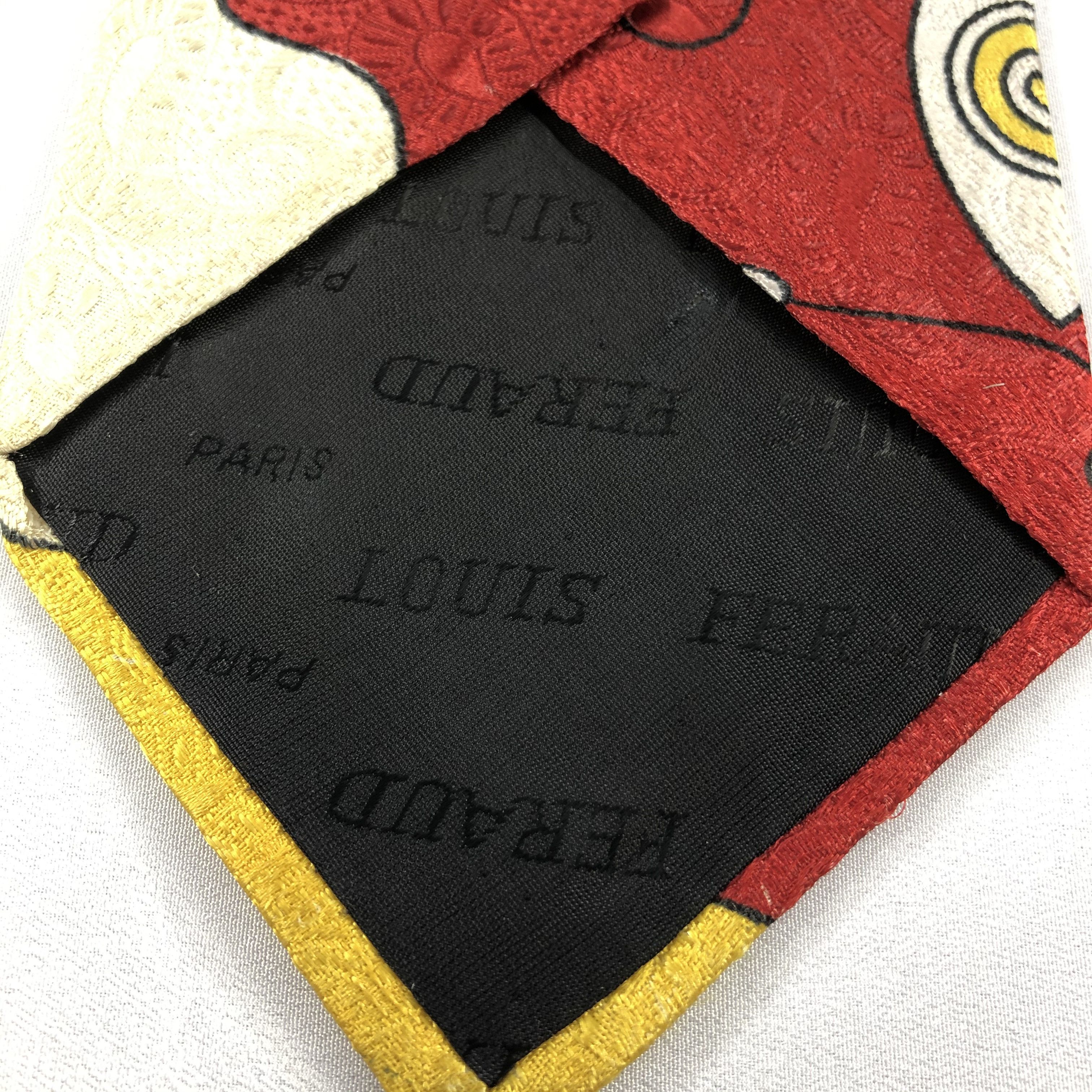 Louis Feraud Louis Feraud Abstract Silk Neck Ties T69 Size ONE SIZE - 4 Thumbnail