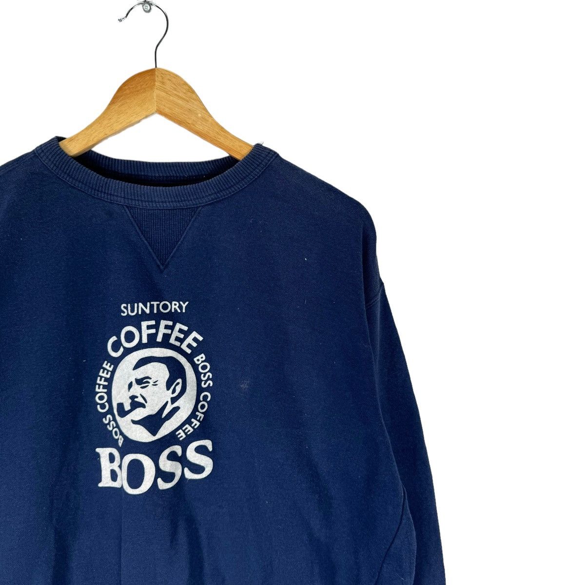 Japanese Brand × Vintage ❄️SUNTORY BOSS COFFEE SWEATSHIRT CREWNECK Size US L / EU 52-54 / 3 - 3 Thumbnail