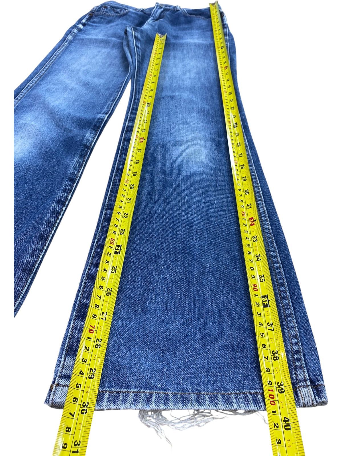 Japanese Brand Japanese Brand Blue Way Flare Style Jeans Size US 26 / EU 42 - 8 Thumbnail