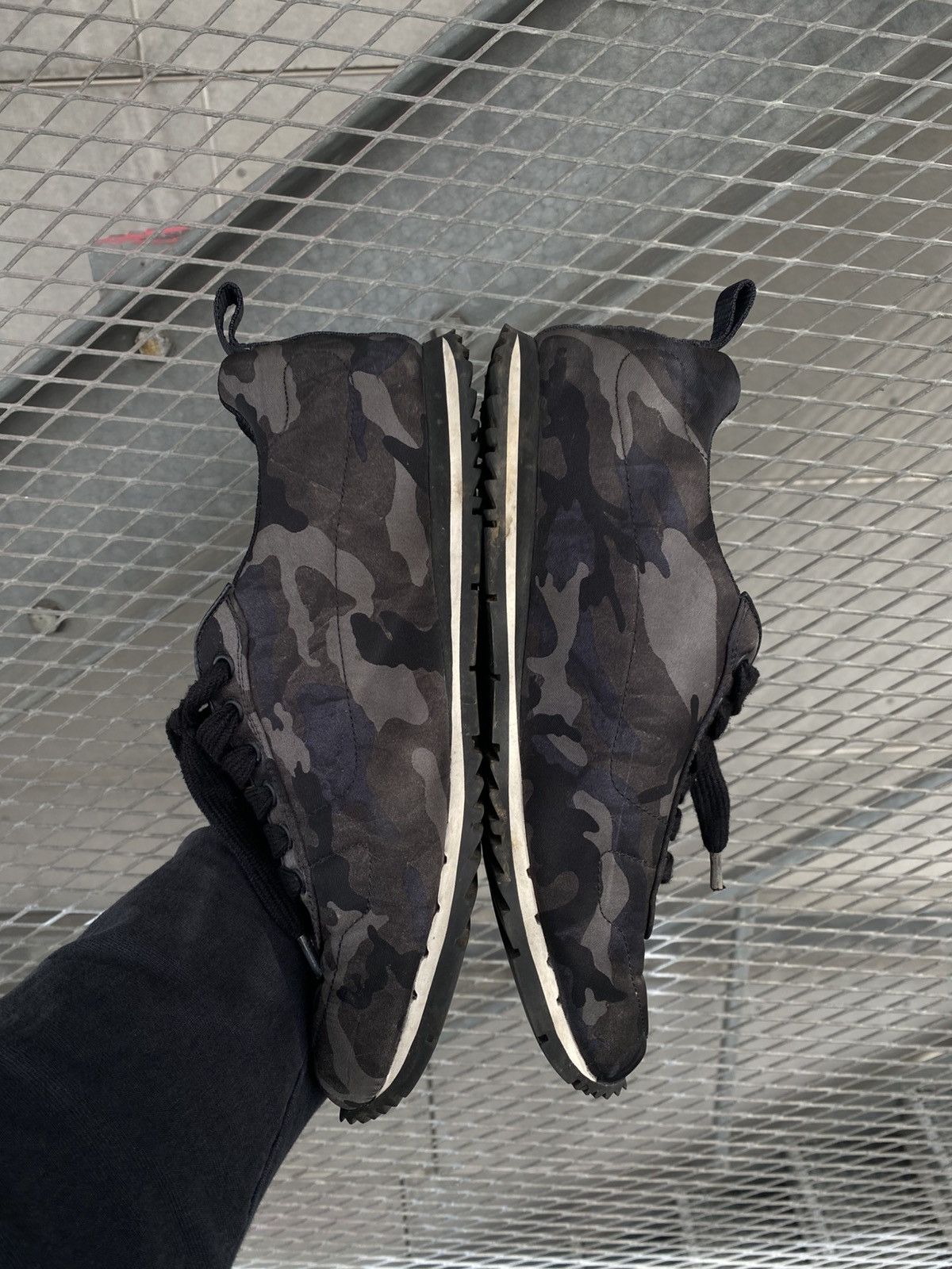 Prada Prada Logo Camo Red Tab Sneakers Size US 8 / EU 41 - 4 Thumbnail