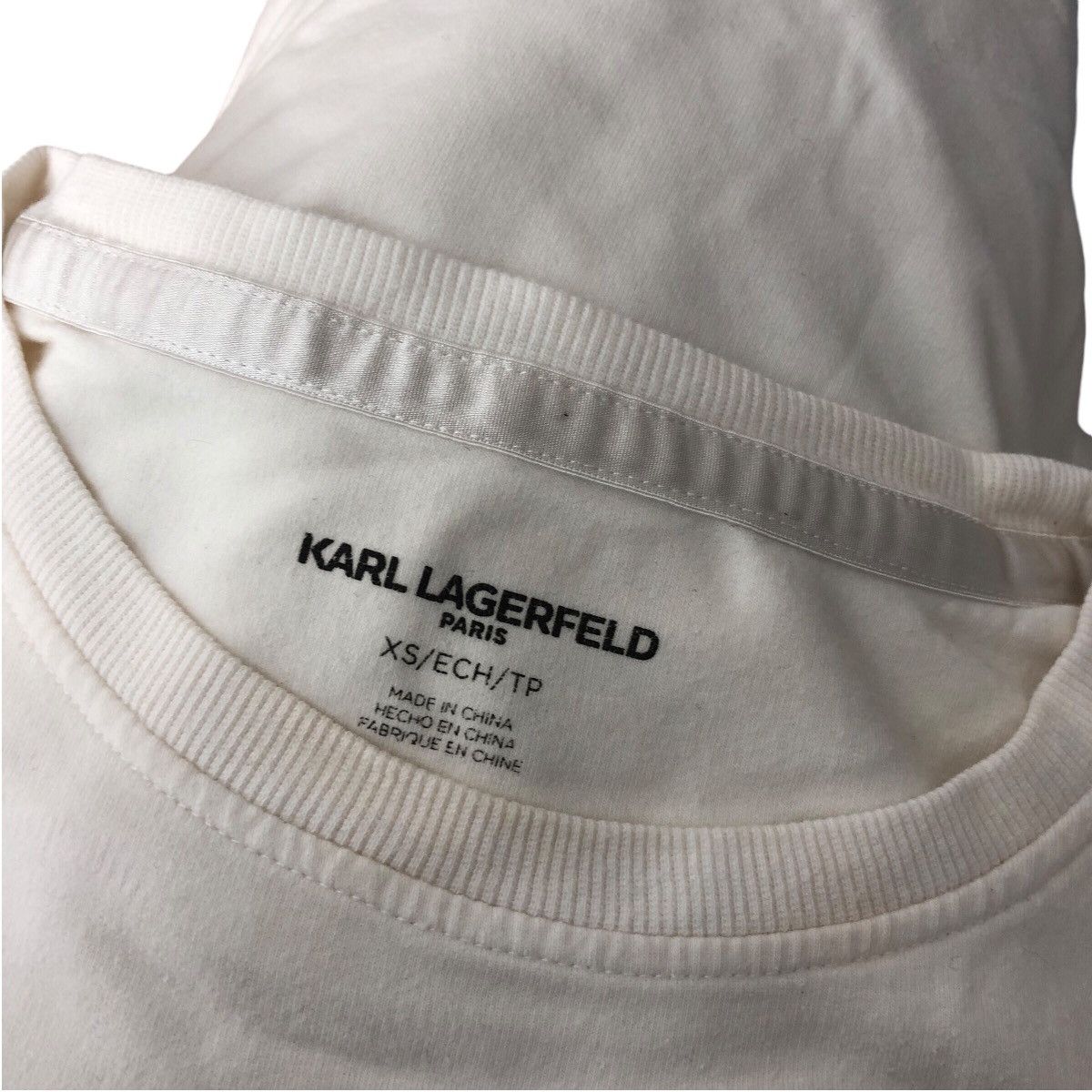 Karl Lagerfeld German Fashion Designer KARL LAGERFELD Paris Cat On Bicycle Size XS / US 0-2 / IT 36-38 - 6 Thumbnail