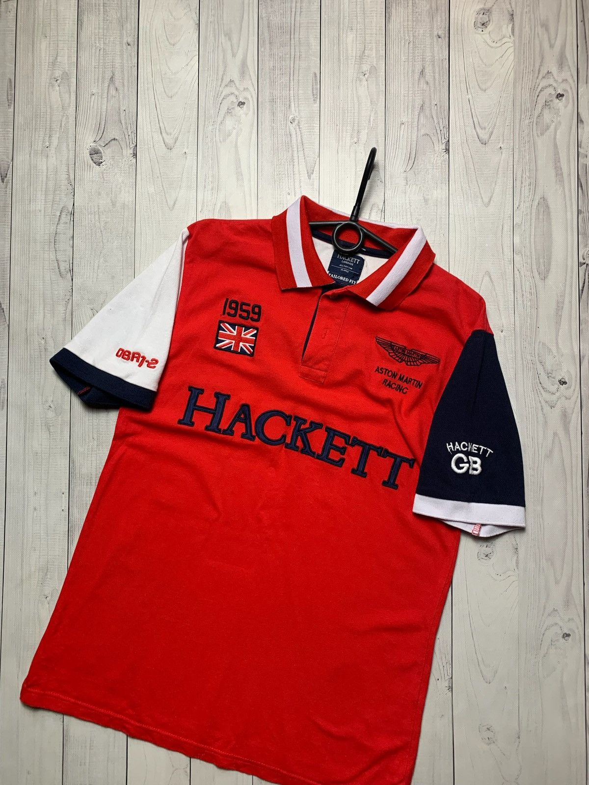 Hackett × Vintage Vintage Hackett Racing polo Aston Martin big logo size XL Size US XL / EU 56 / 4 - 2 Thumbnail