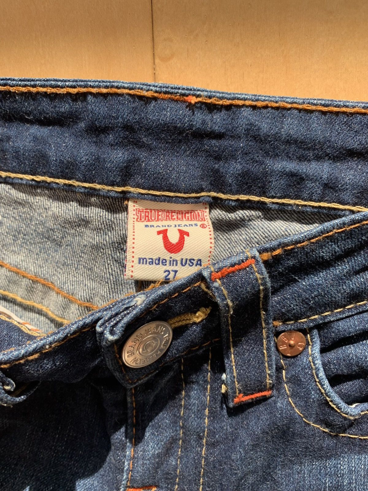 True Religion × Vintage Authentic Vintage True Religion Flared Bootcut Denim Jeans Size 27" / US 4 / IT 40 - 3 Thumbnail