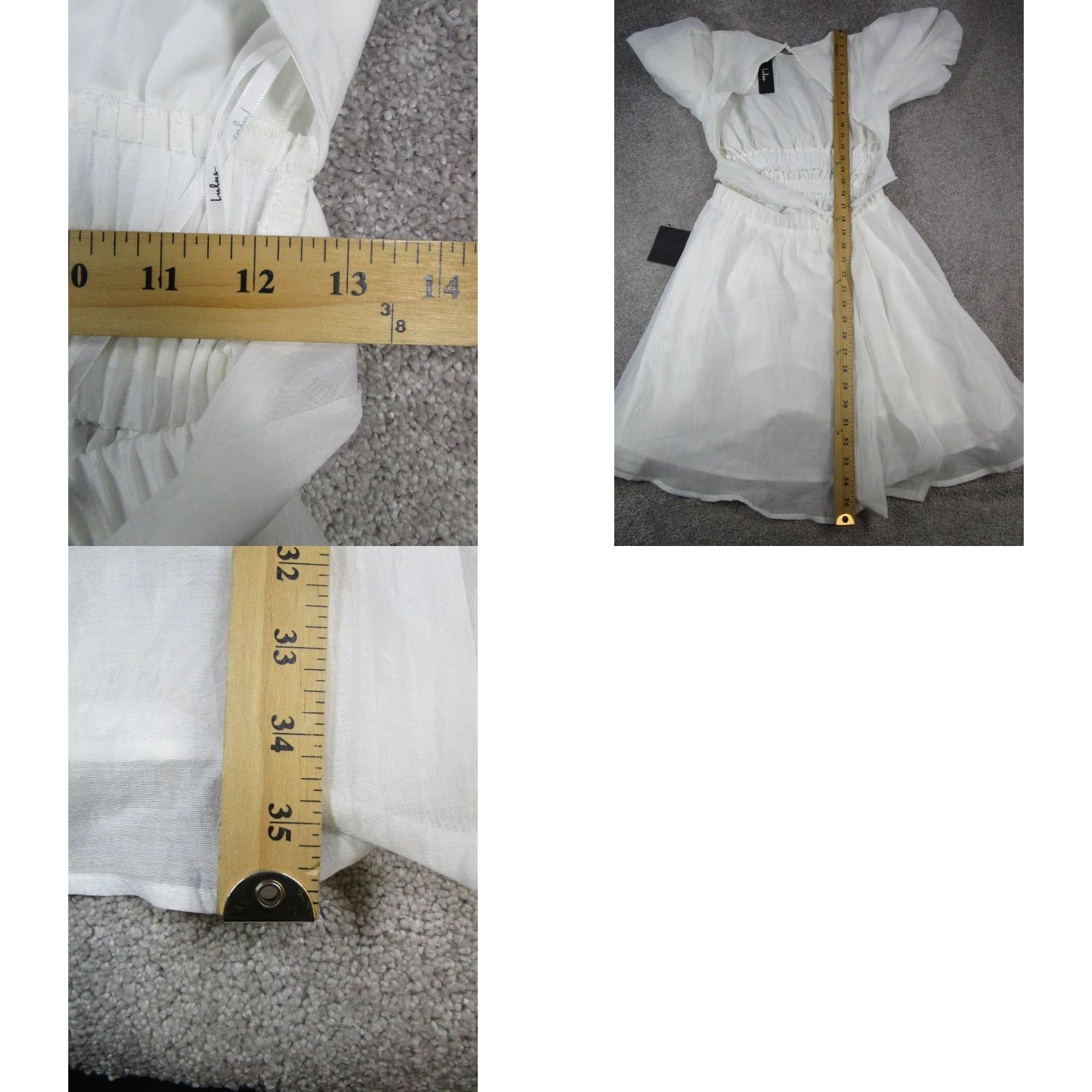 Lulus Lulus Dress Womens Adult S White Blouson Formal Wedding Size S / US 4 / IT 40 - 8 Thumbnail