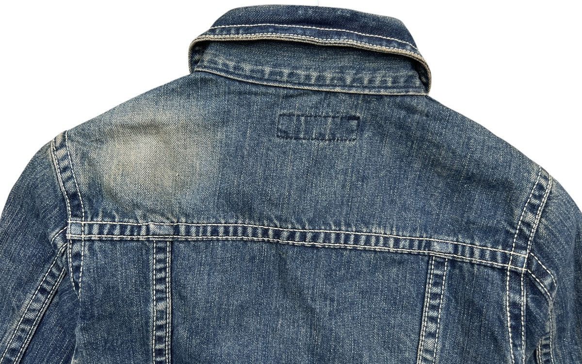 If Six Was Nine XFrm Japan Distressed Mudwash Denim Jacket Size S / US 4 / IT 40 - 8 Thumbnail
