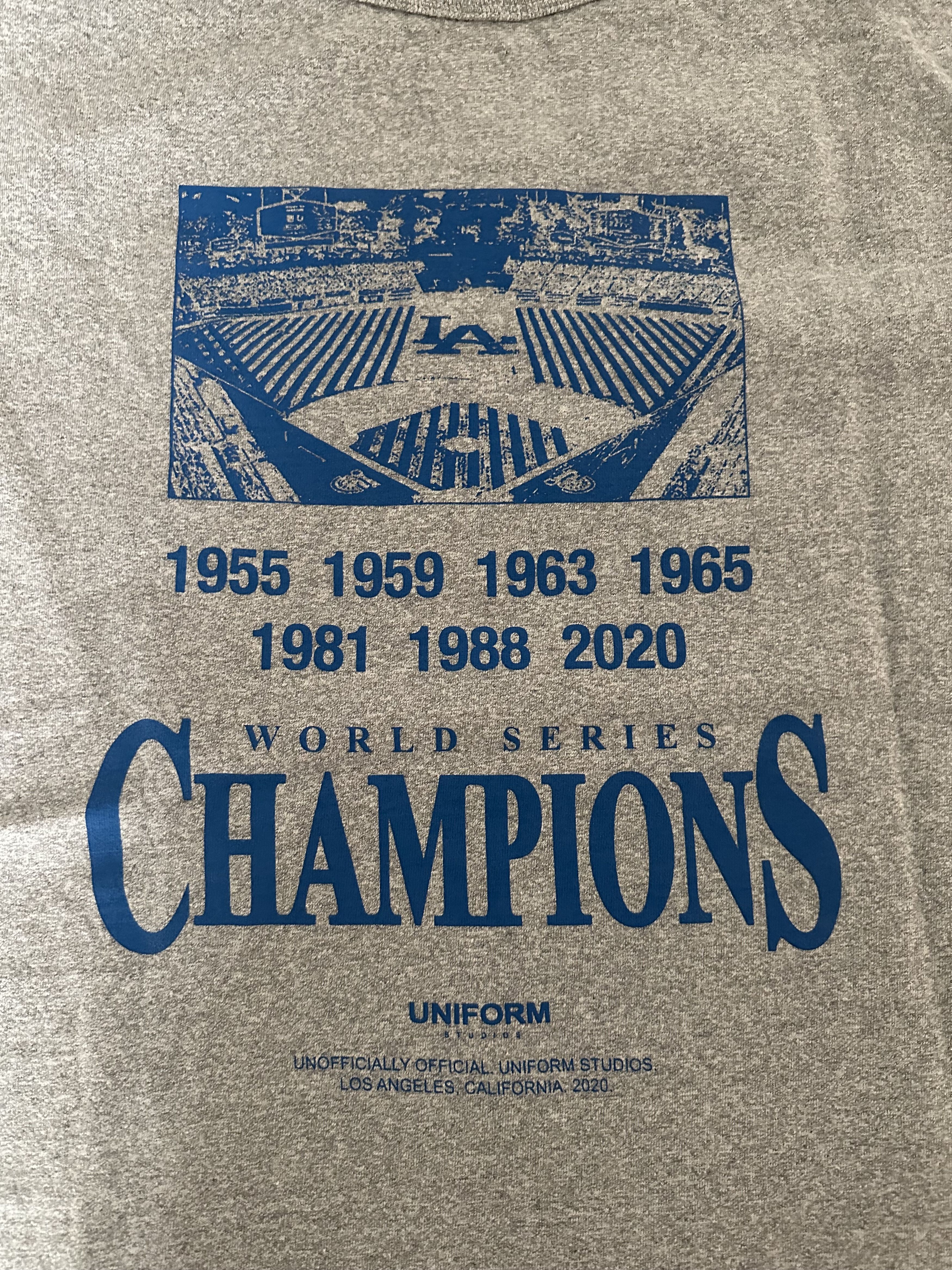 Uniform Studios 2020 World Series Tee Size US XL / EU 56 / 4 - 3 Thumbnail