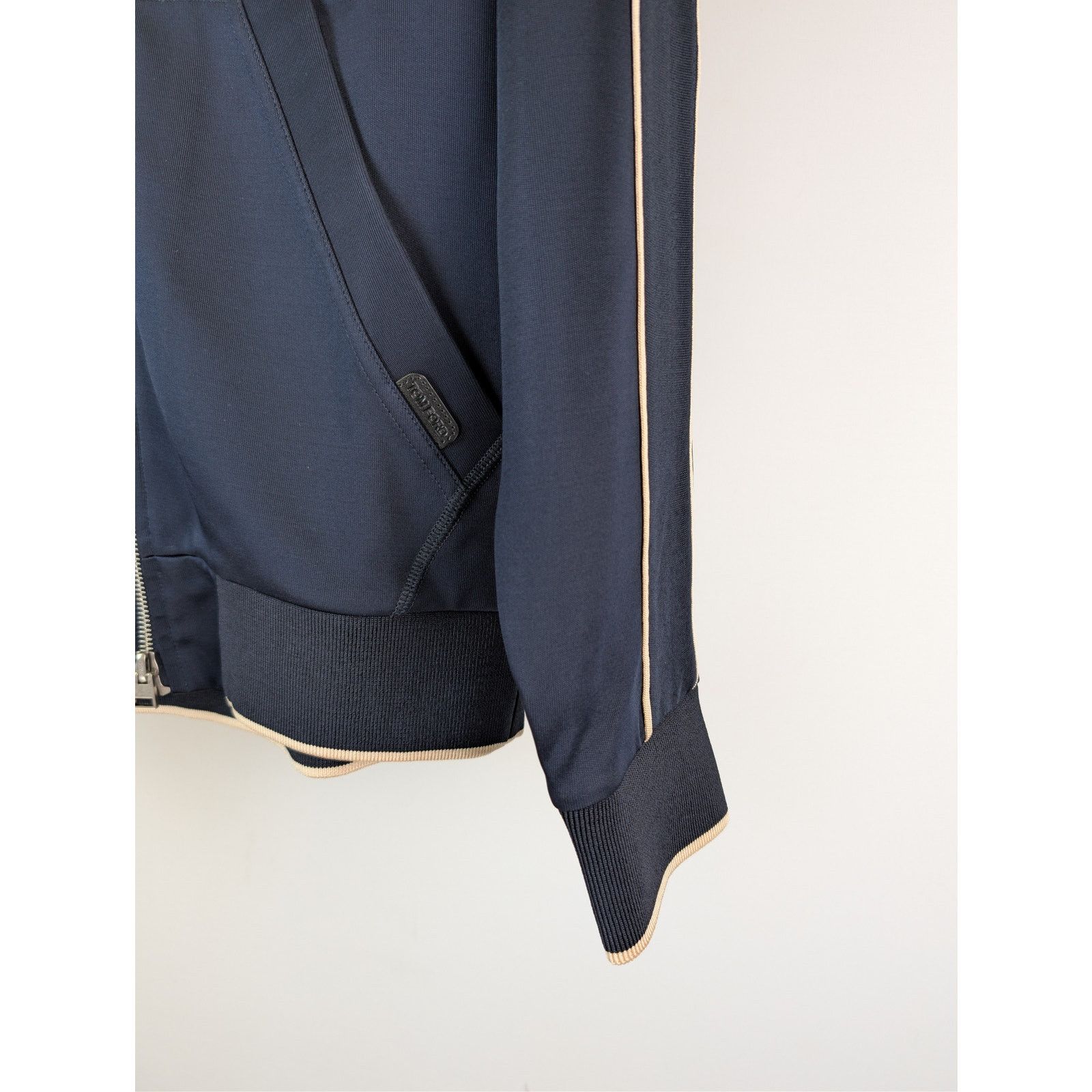 Tom Ford o1rshd1 Sports jacket with piping in navy blue Size US M / EU 48-50 / 2 - 4 Thumbnail