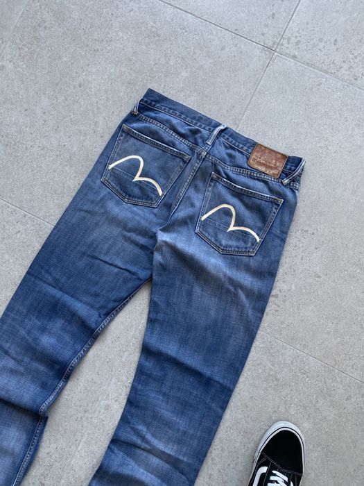 Vintage Evisu vintage blue denim jeans | Grailed