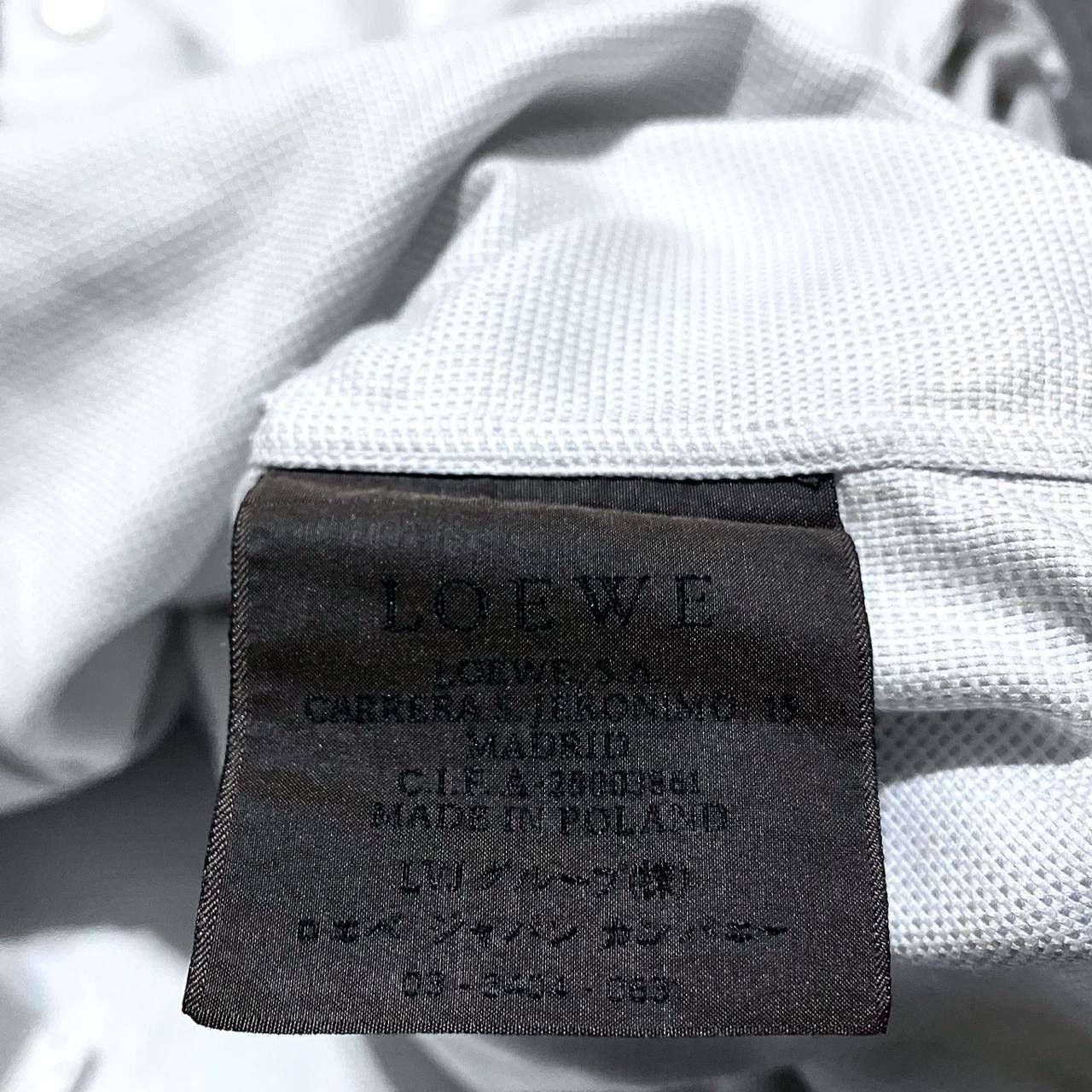Loewe Loewe White Checkered Plaid Long Sleeve Casual Formal Shirt Size US M / EU 48-50 / 2 - 11 Thumbnail