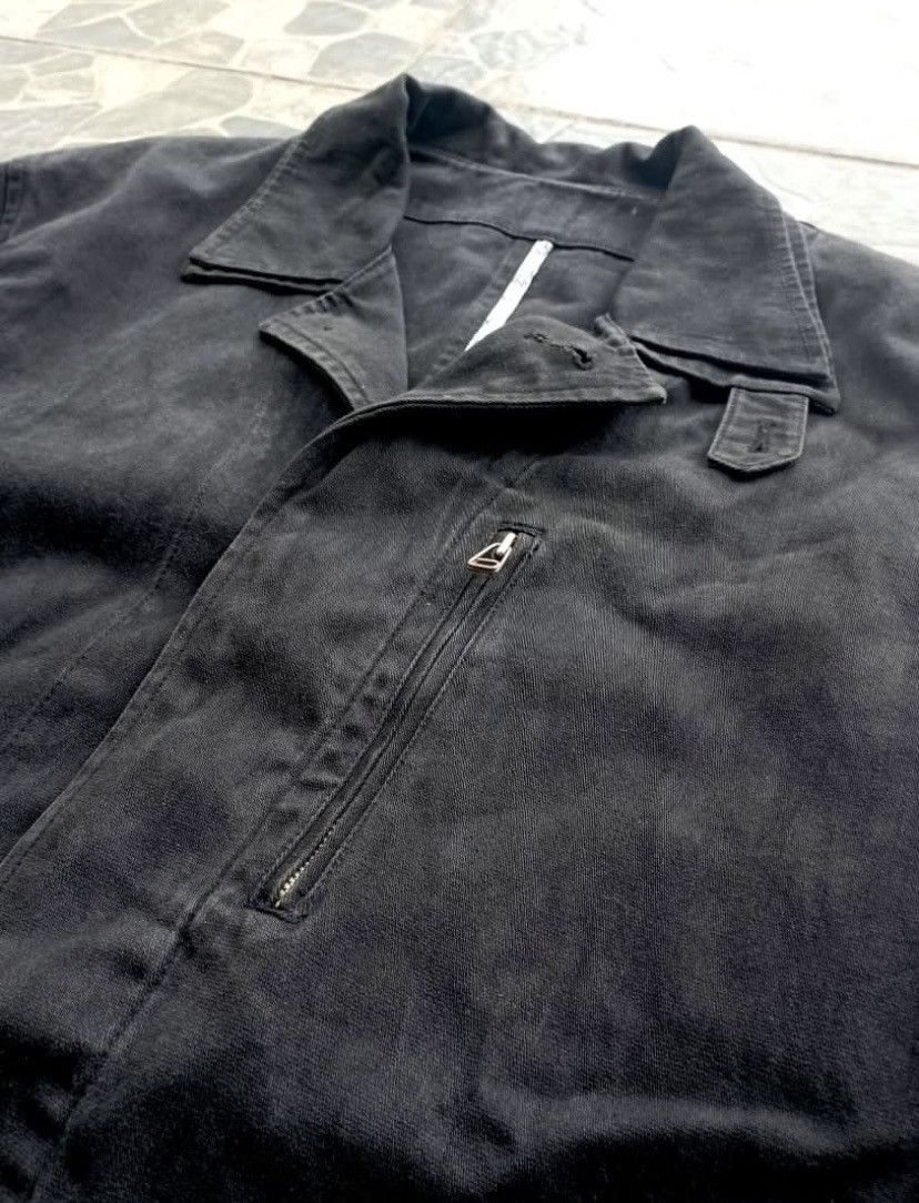 Japanese Brand × Vintage Vintage Mitsumine Black Denim Jacket Size US L / EU 52-54 / 3 - 2 Thumbnail