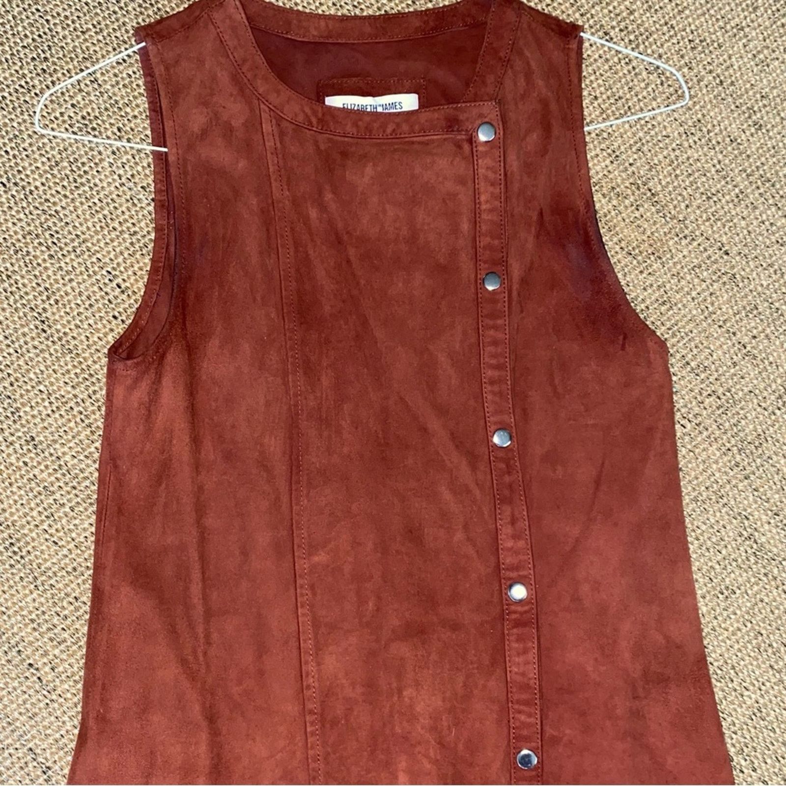 Elizabeth and James $695 ELIZABETH AND JAMES Stanton Suede Shift Dress Size 0 Size XS / US 0-2 / IT 36-38 - 5 Thumbnail