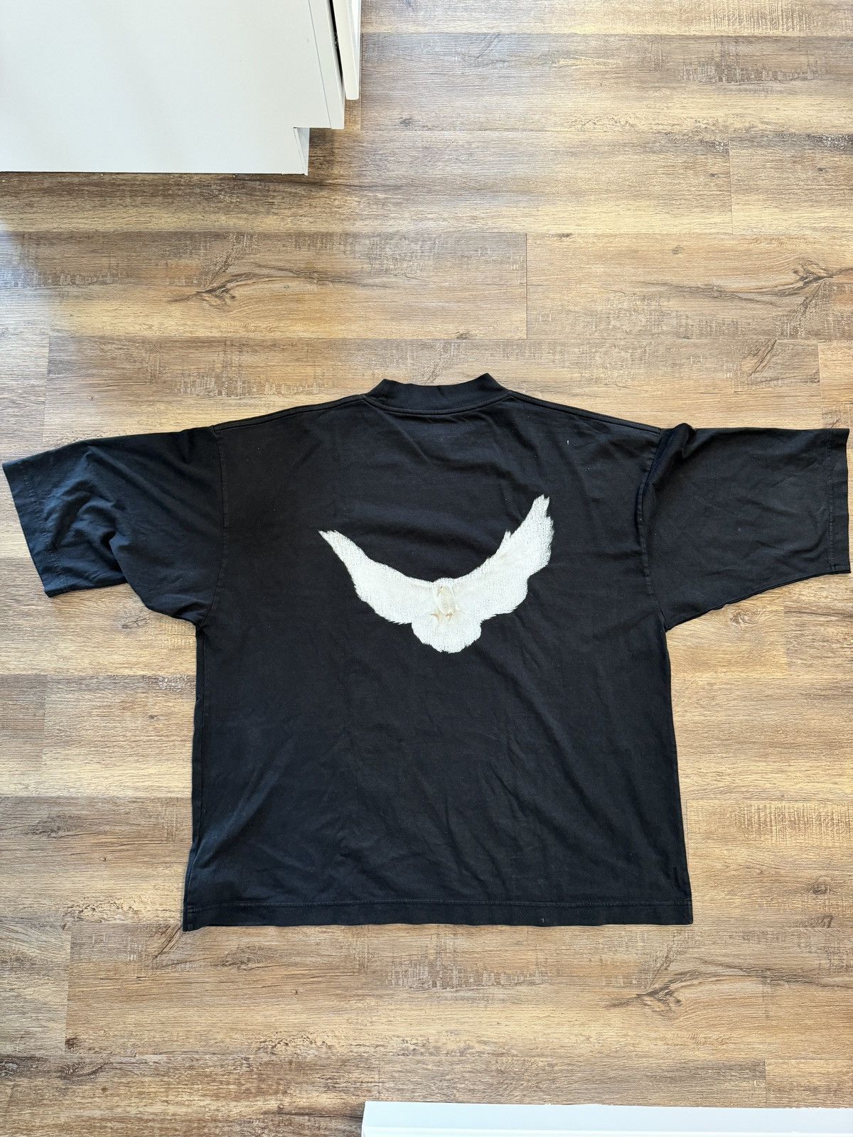 image of Yeezy X Yzy X Gap X Balenciaga Dove No Seam Ss T Shirt in Black, Men's (Size Small)