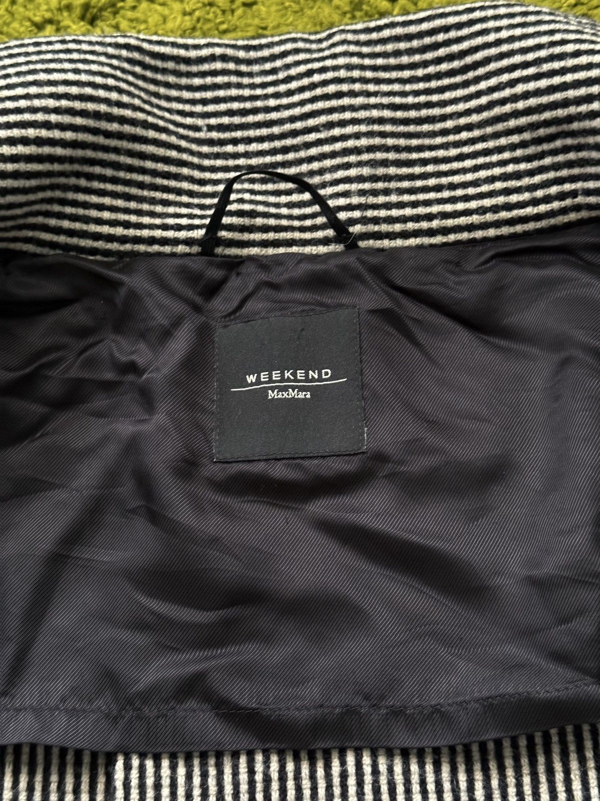 Designer × Max Mara × Weekend Max Mara Max Mara Weekend striped wool coat jacket Size L / US 10 / IT 46 - 8 Thumbnail