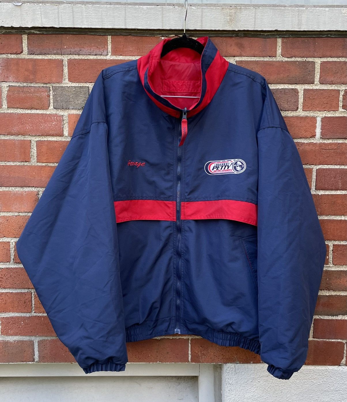 Vintage VTG Richard Petty Driving Experience Jacket Reversible Size US XXL / EU 58 / 5 - 1 Thumbnail