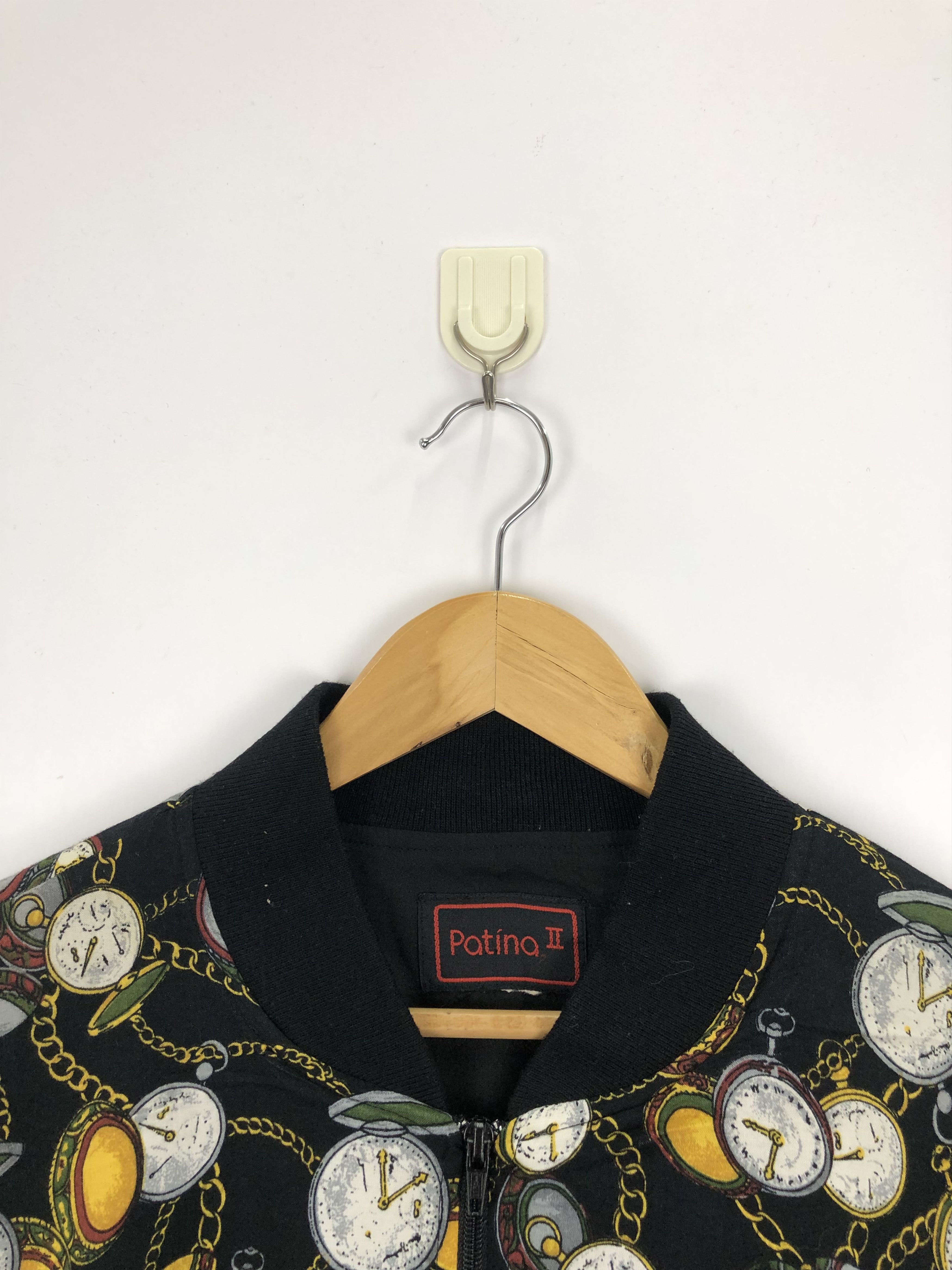 Japanese Brand × Vintage Vintage Japanese Brand Stop Watch Design Zipper Jacket Size US XL / EU 56 / 4 - 7 Thumbnail